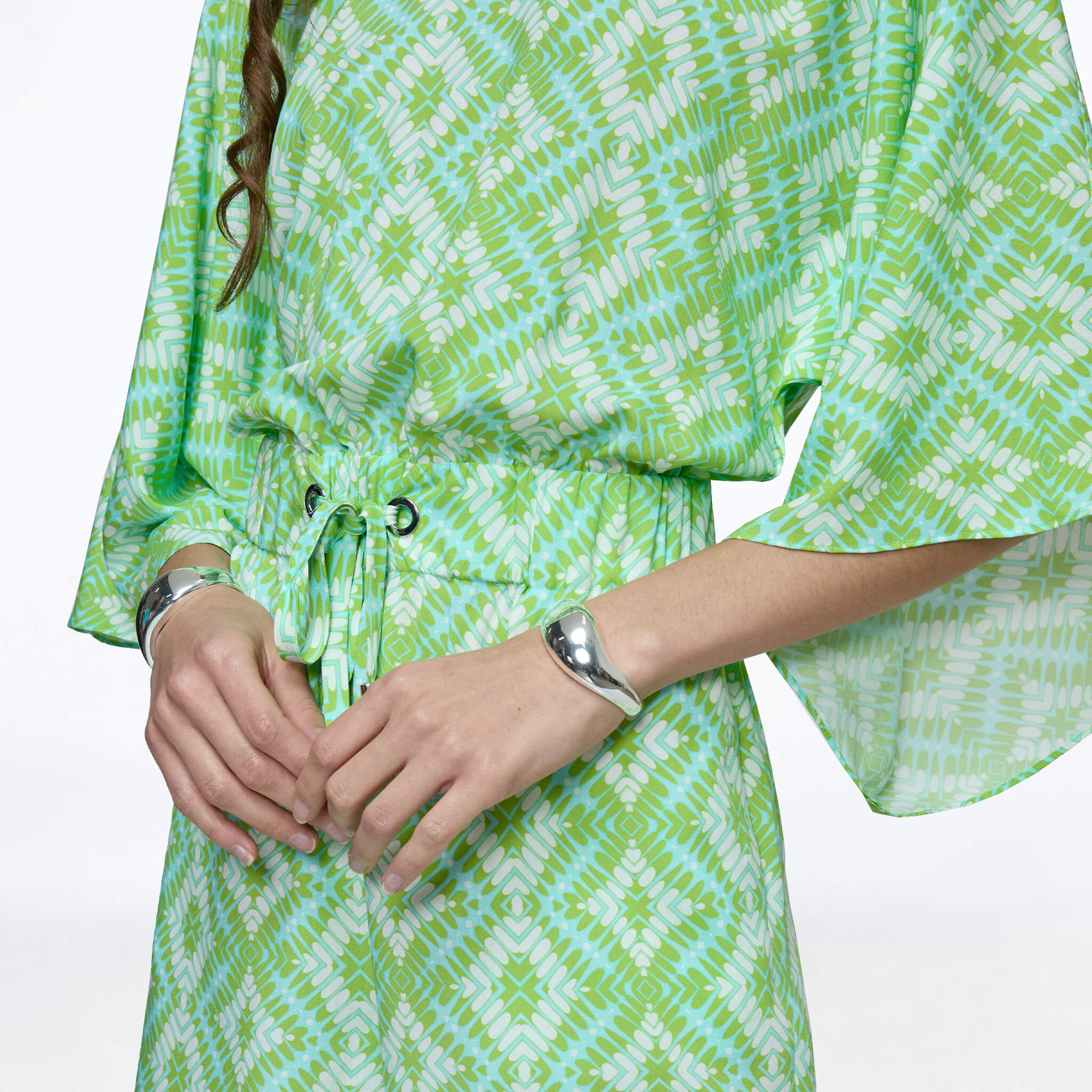 Romper verde estampado