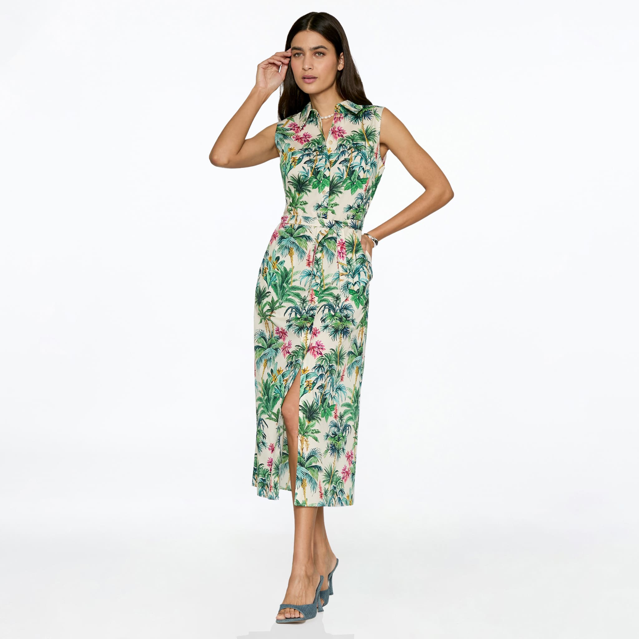 Vestido Verde Camisero