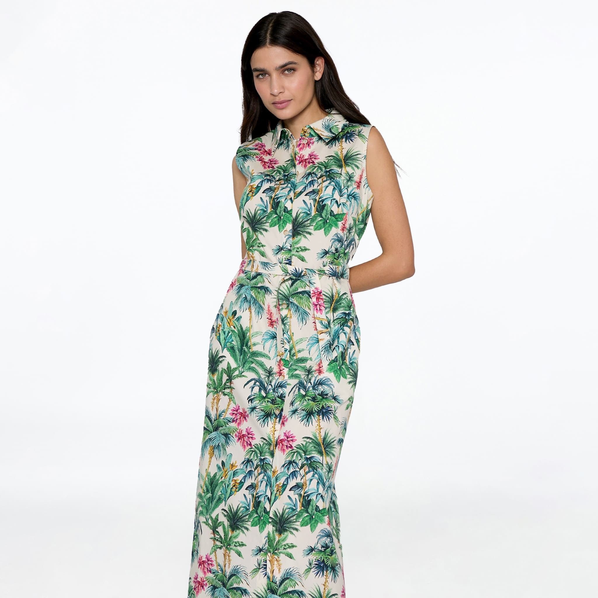 Vestido Verde Camisero