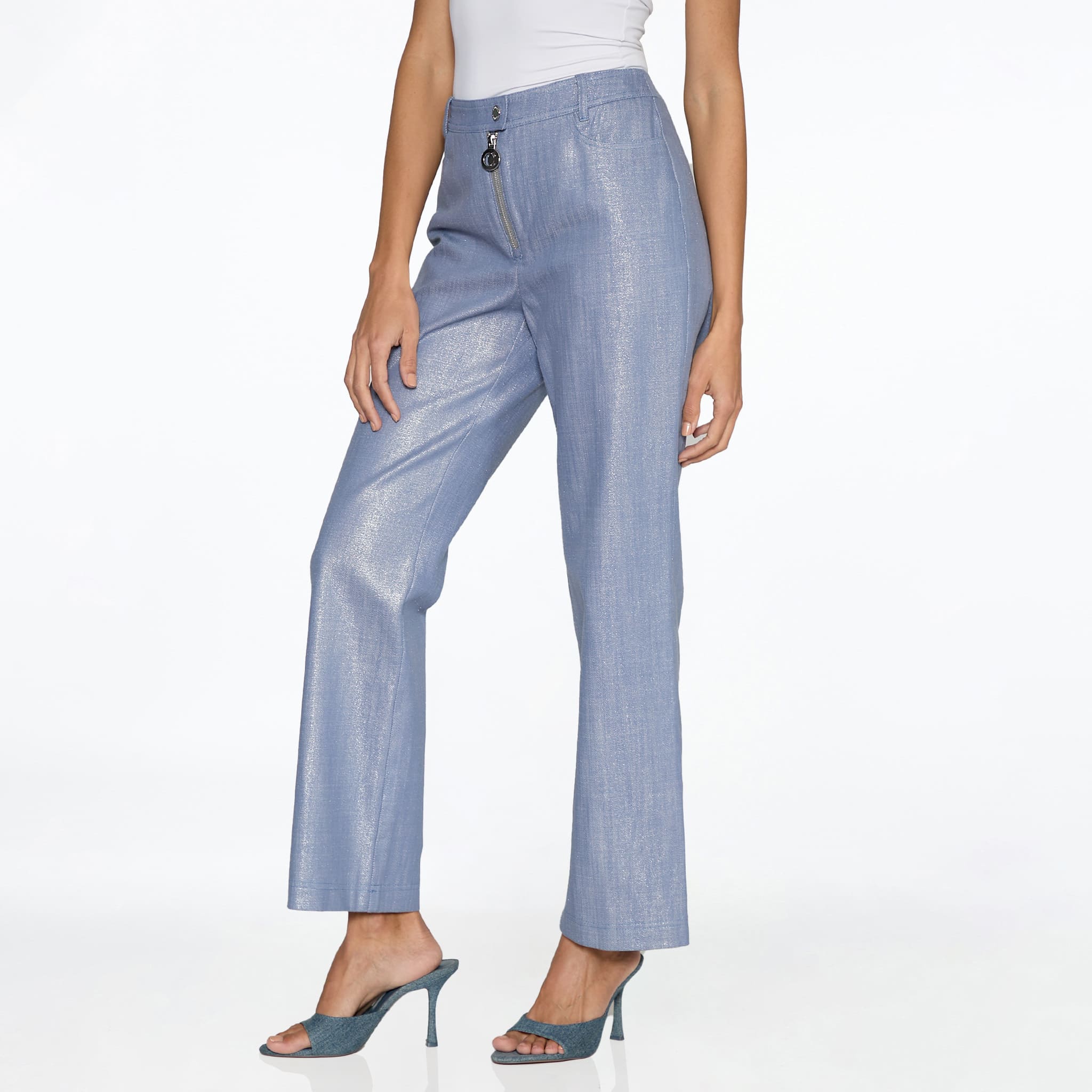 Pantalón Mezclilla Metálica