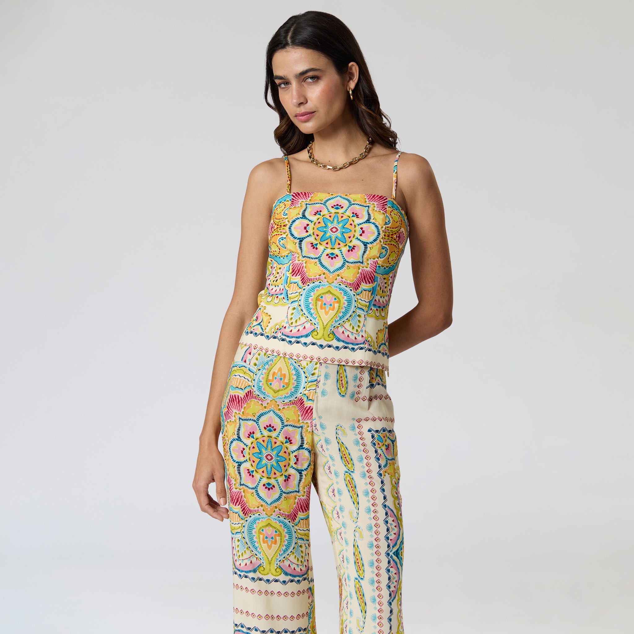 Blusa Hueso Tipo Halter