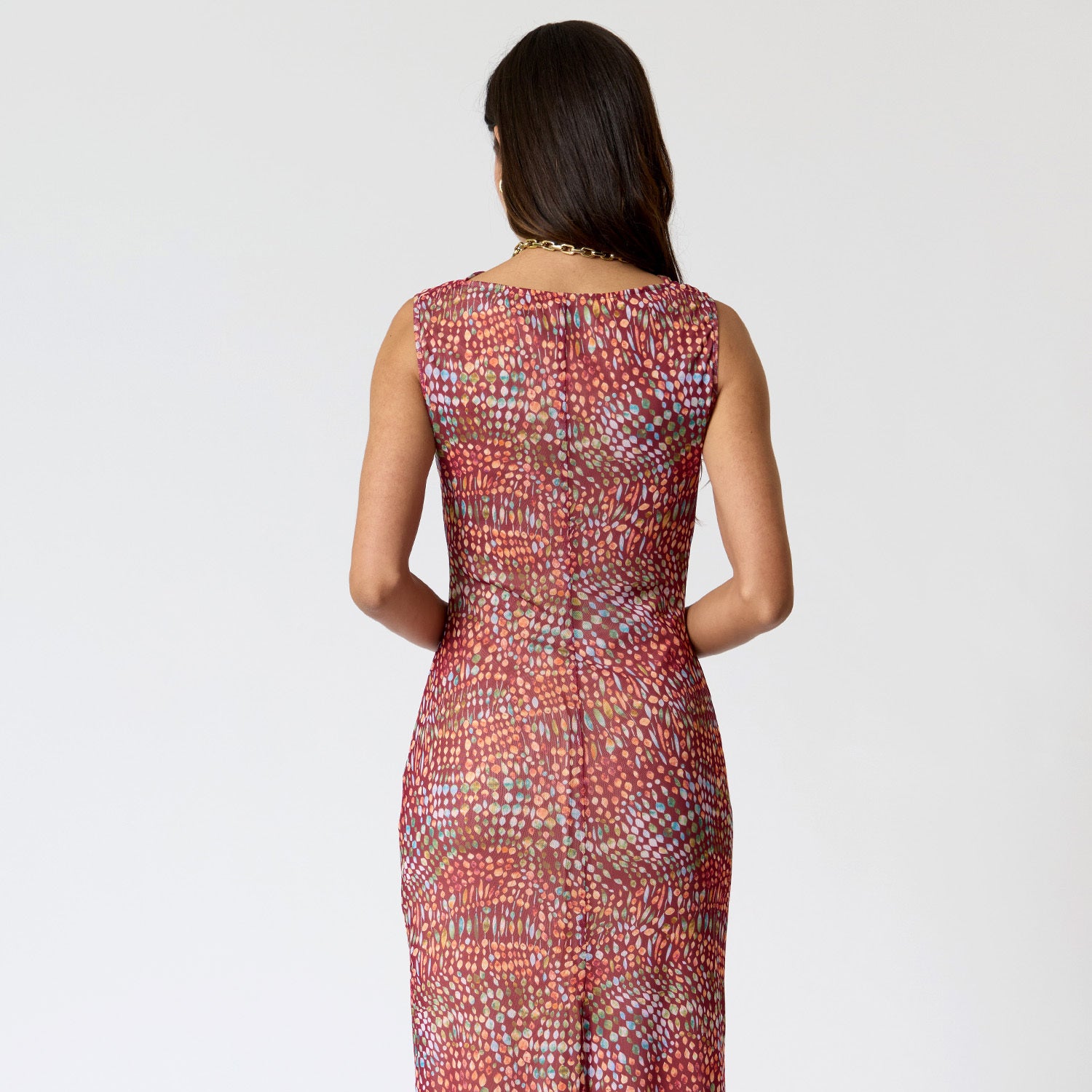 Vestido Shedron Largo Mesh
