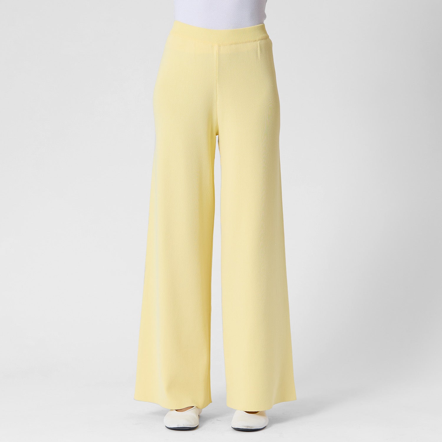 Pantalón de Punto Amarillo