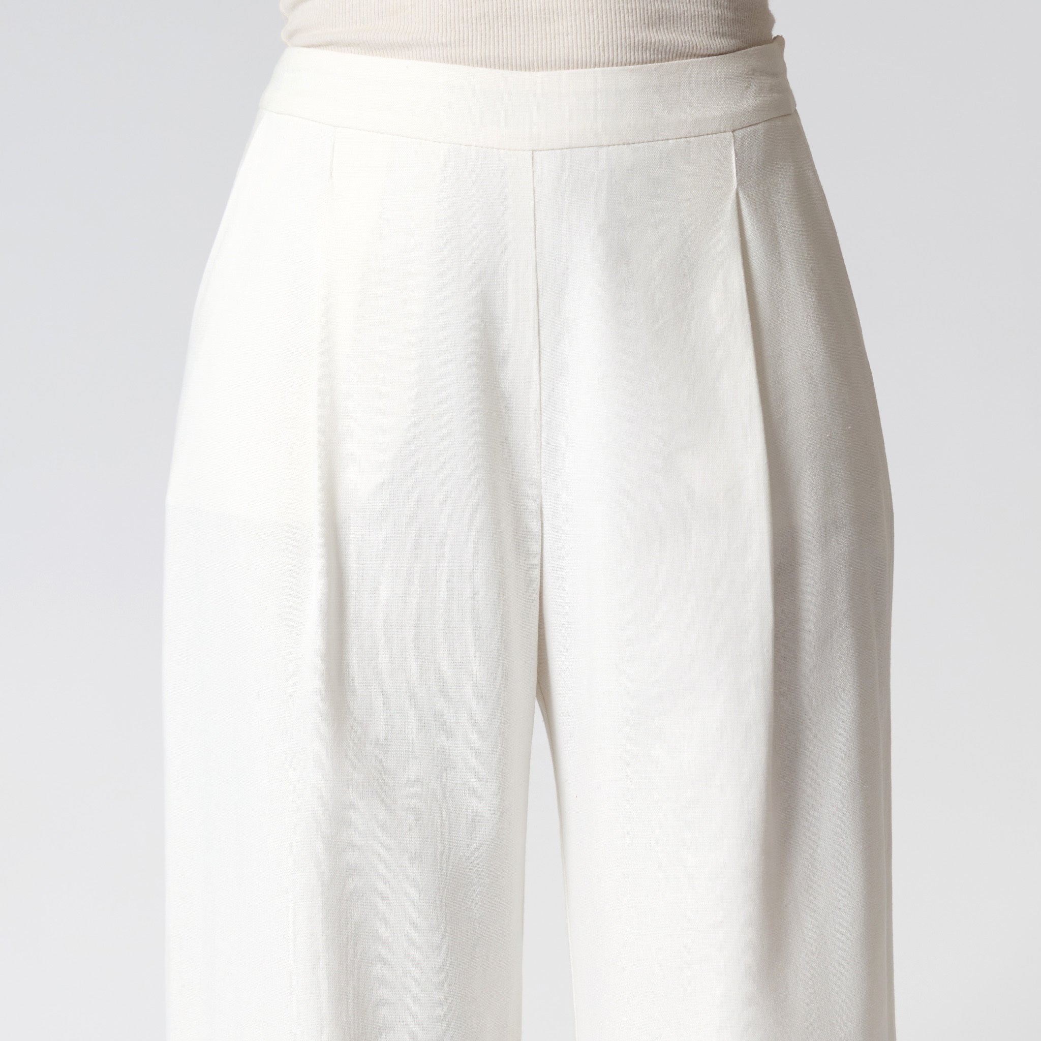 Pantalón Blanco Liso