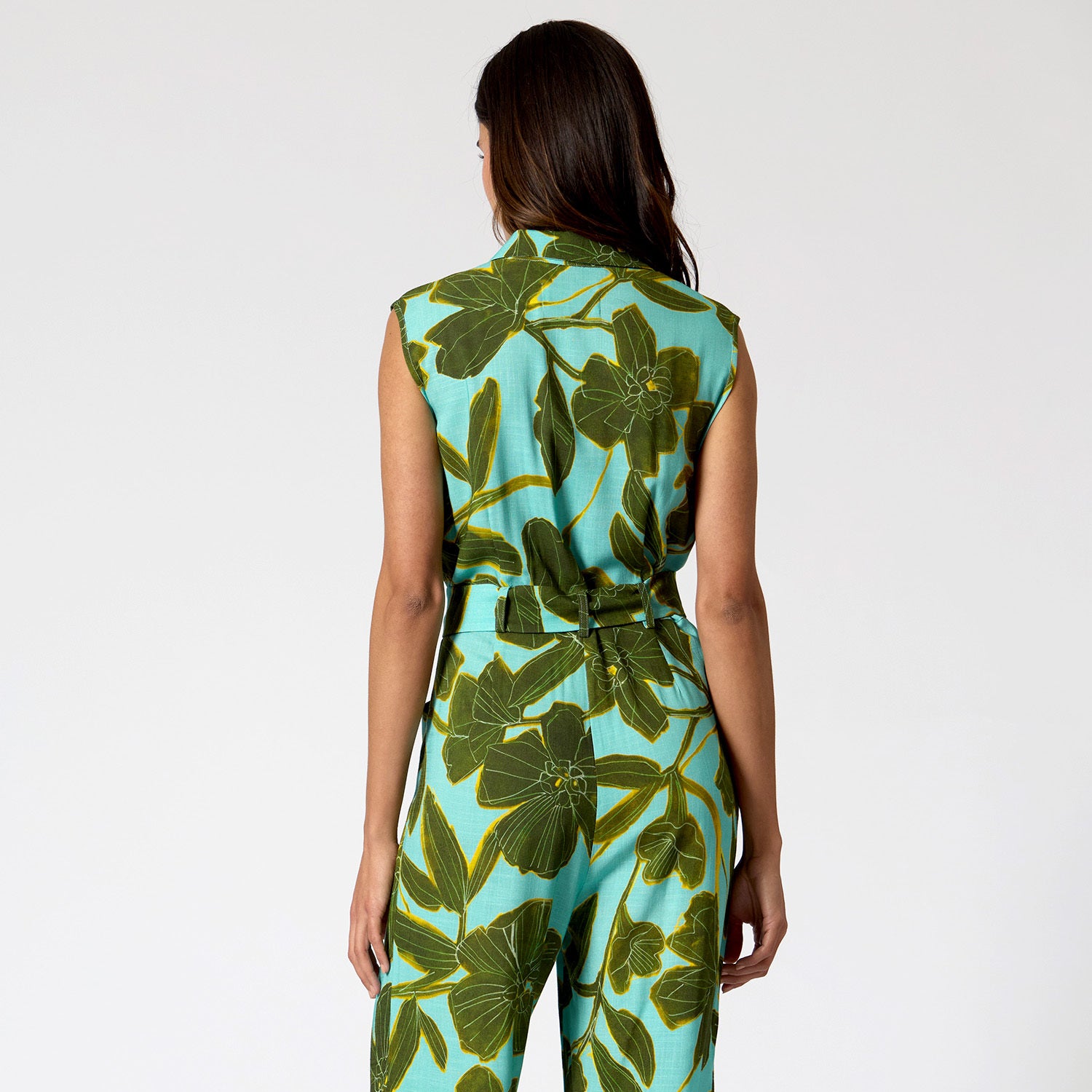 Jumpsuit Verde Estampado