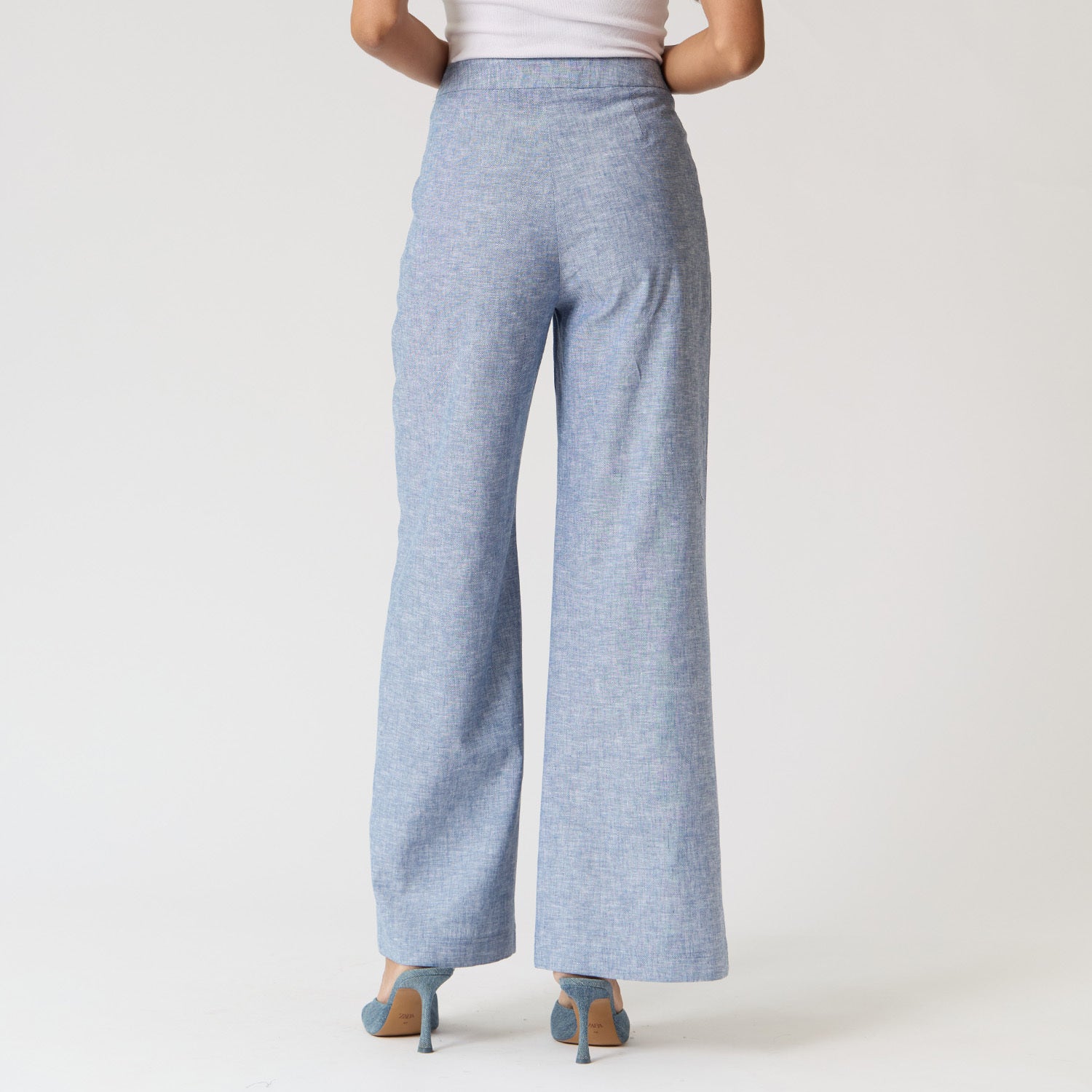 Pantalón Jaspeado Azul