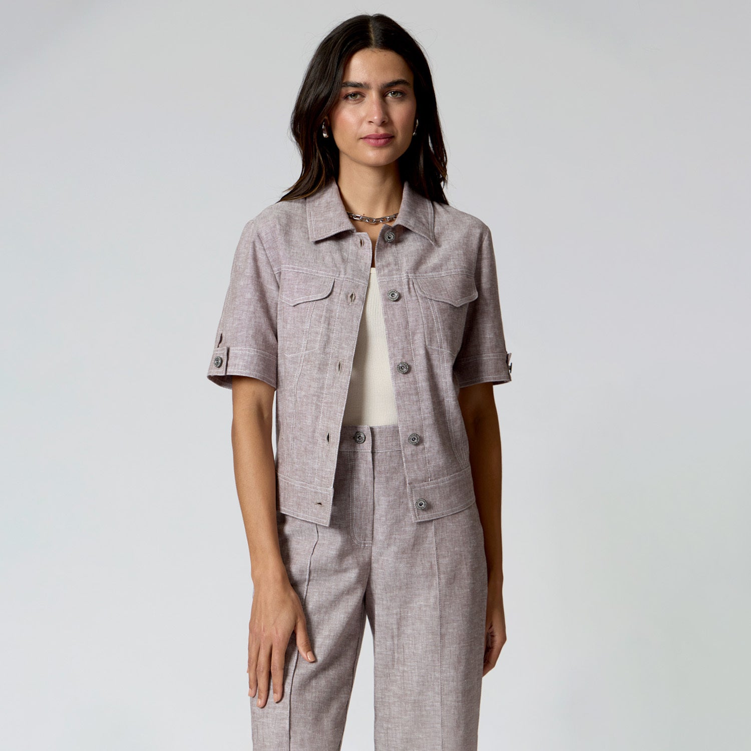 Chamarra Melange Café