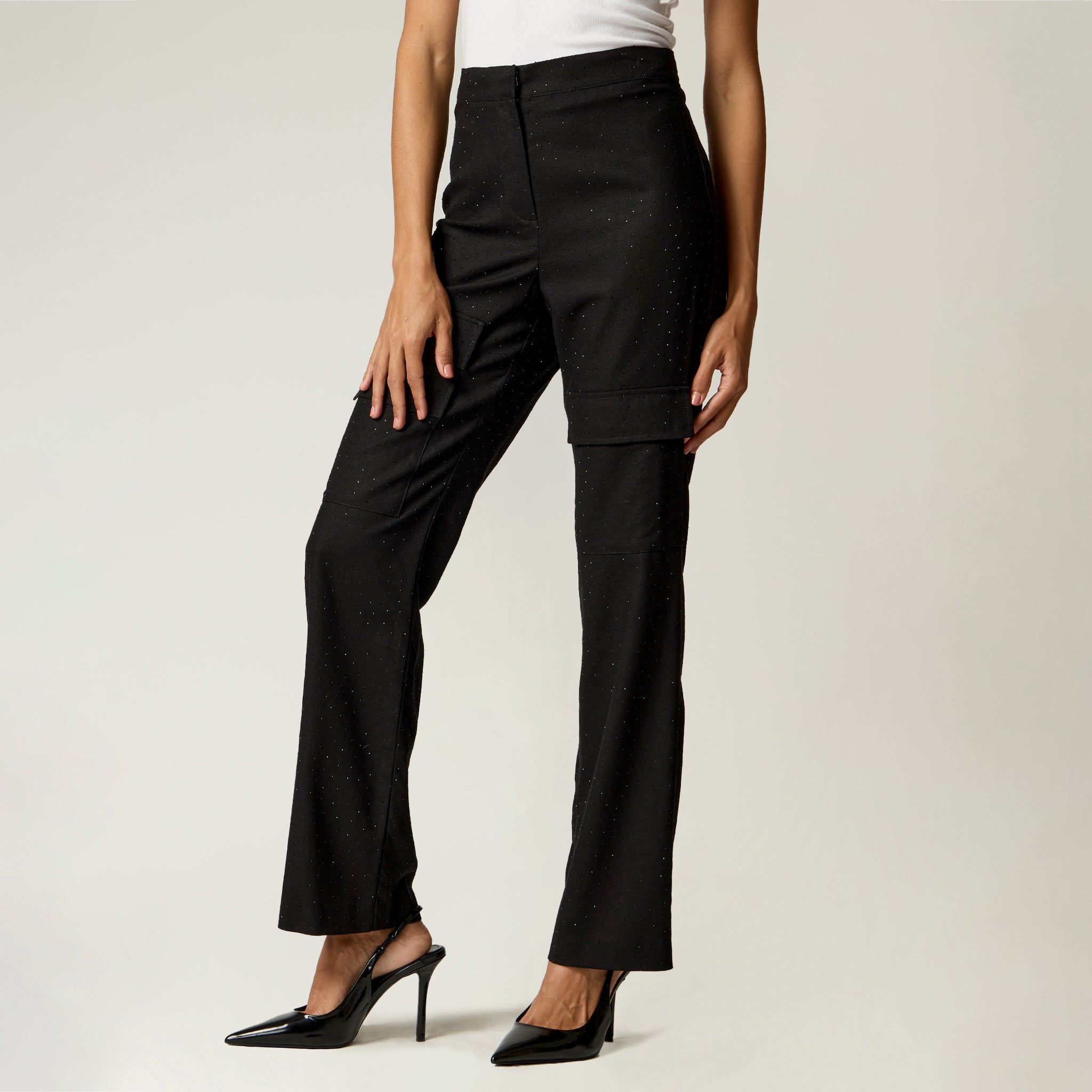 Pantalón Negro Transfer