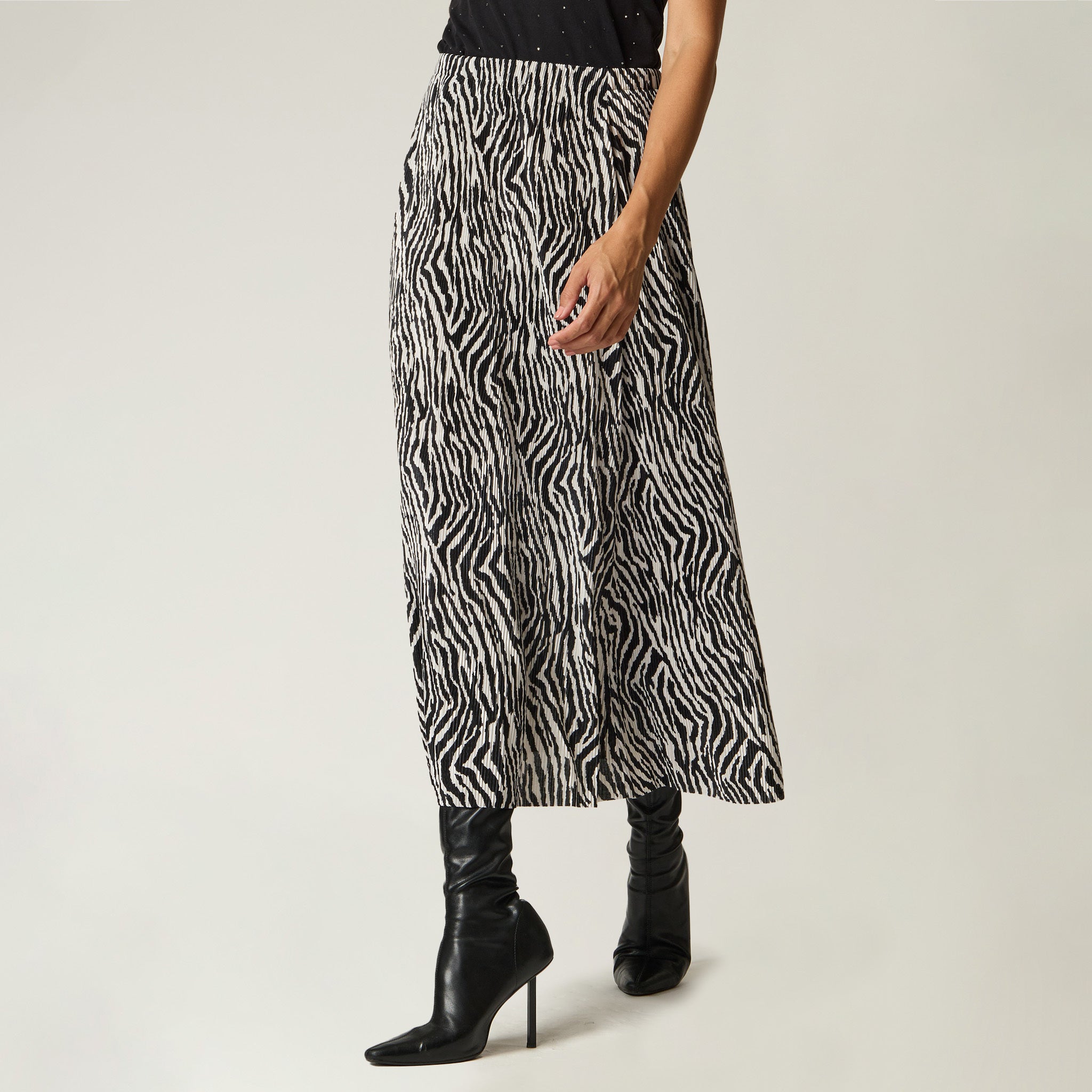 Falda Cebra Midi
