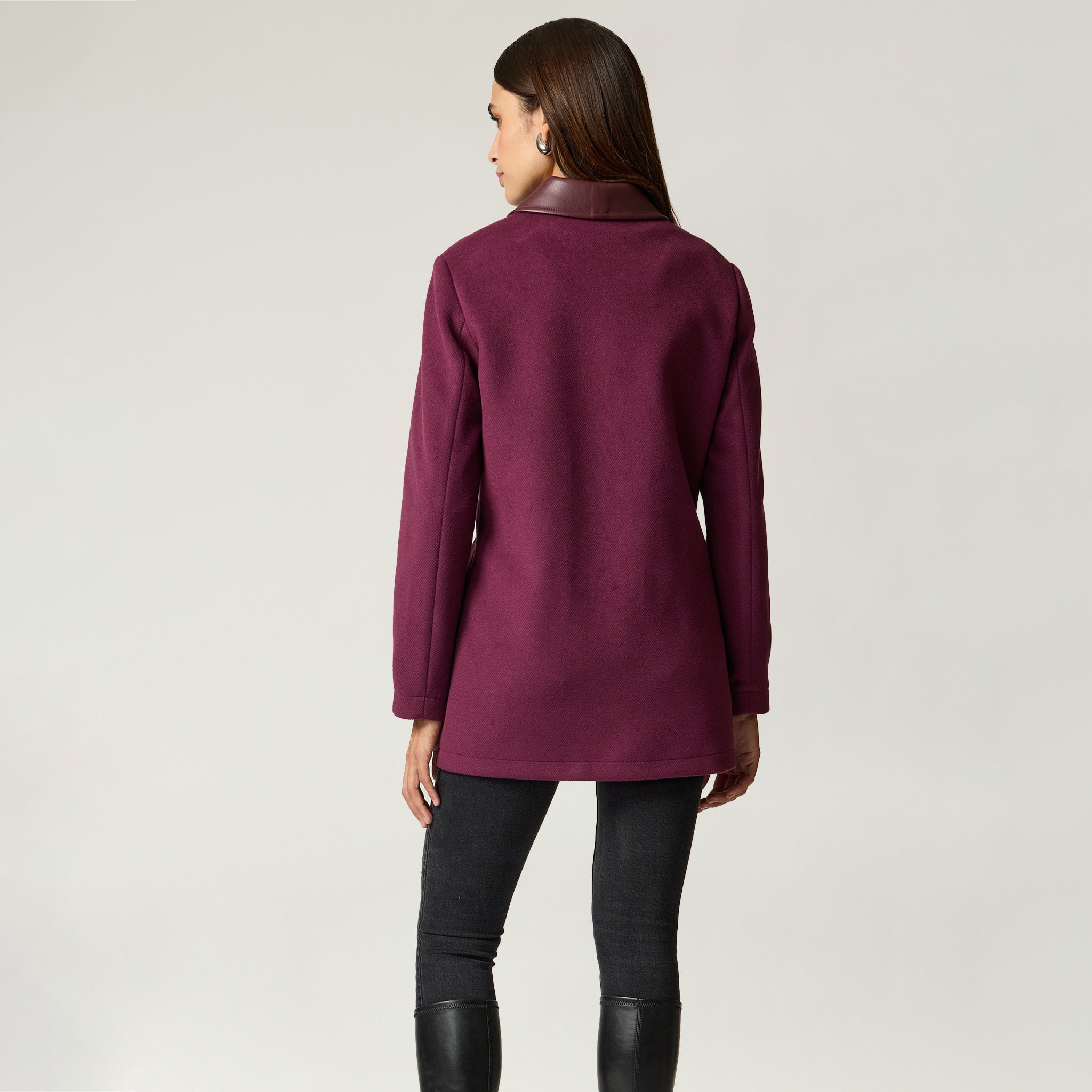 Abrigo Vino Liso
