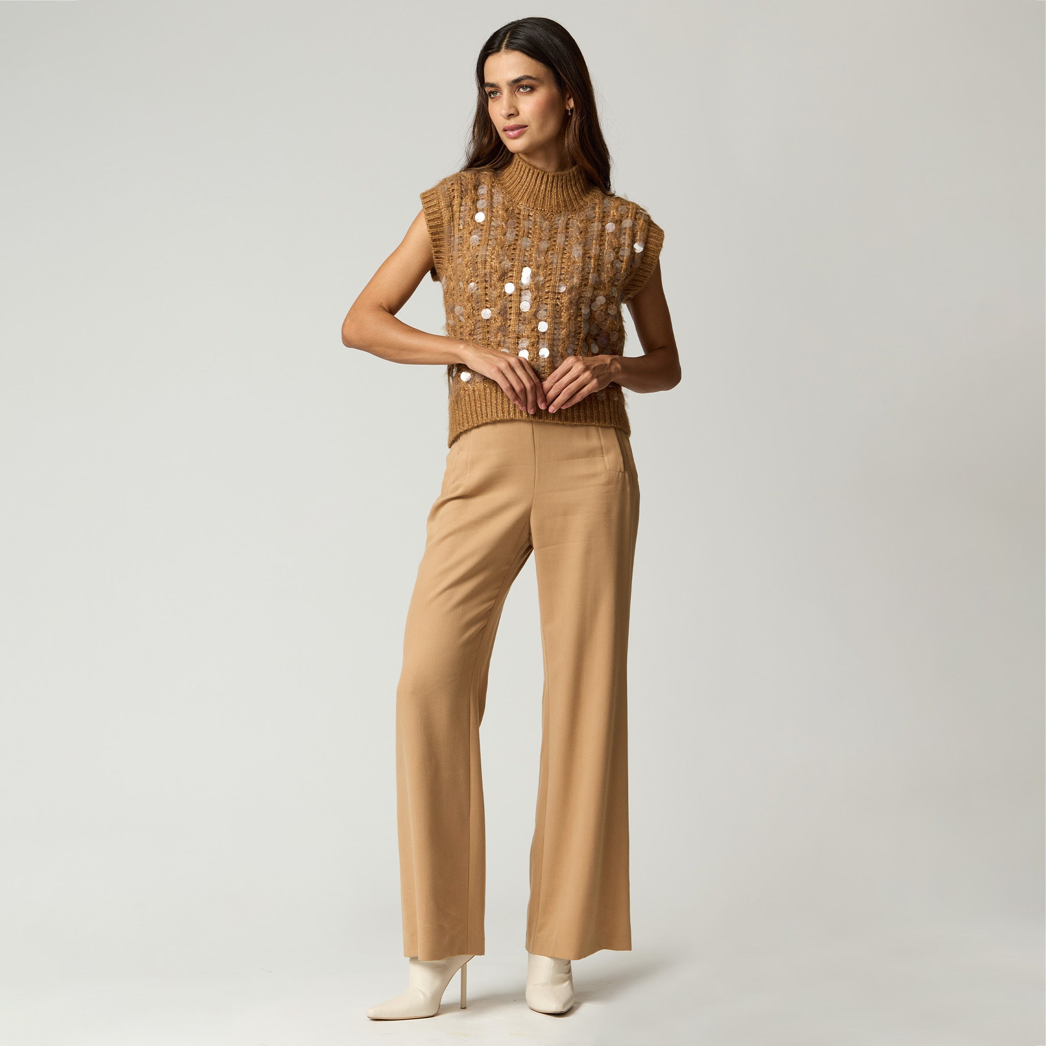 Pantalón Herrajes Camel