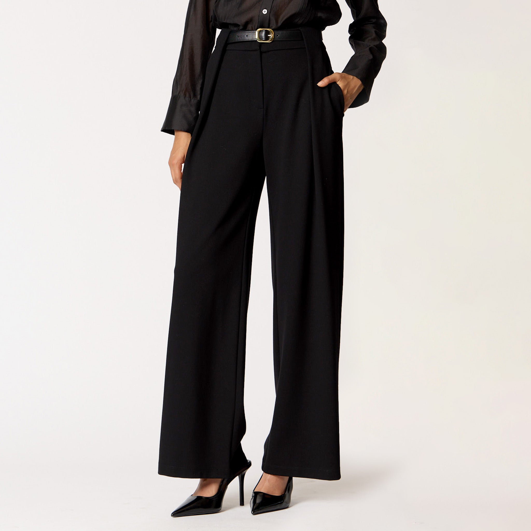 Pantalón Liso Negro