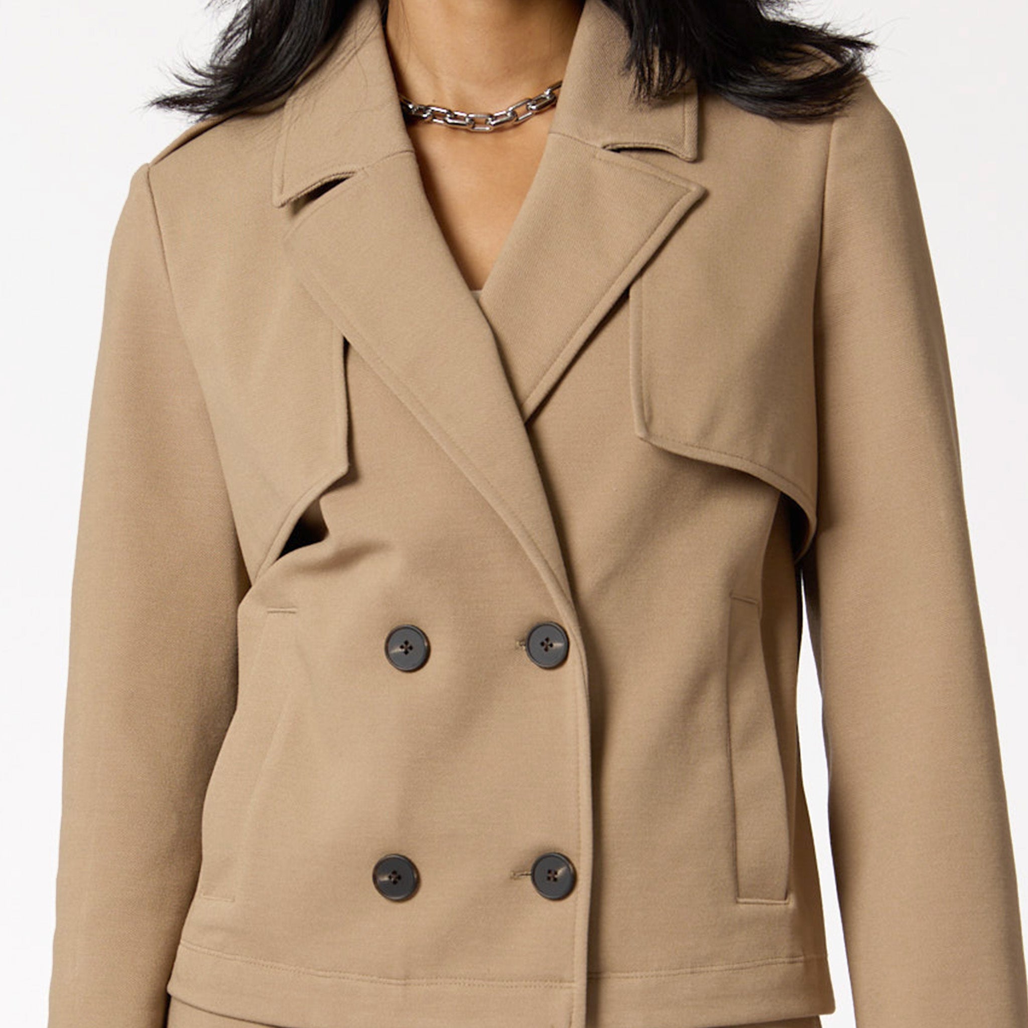 Saco Camel Corto
