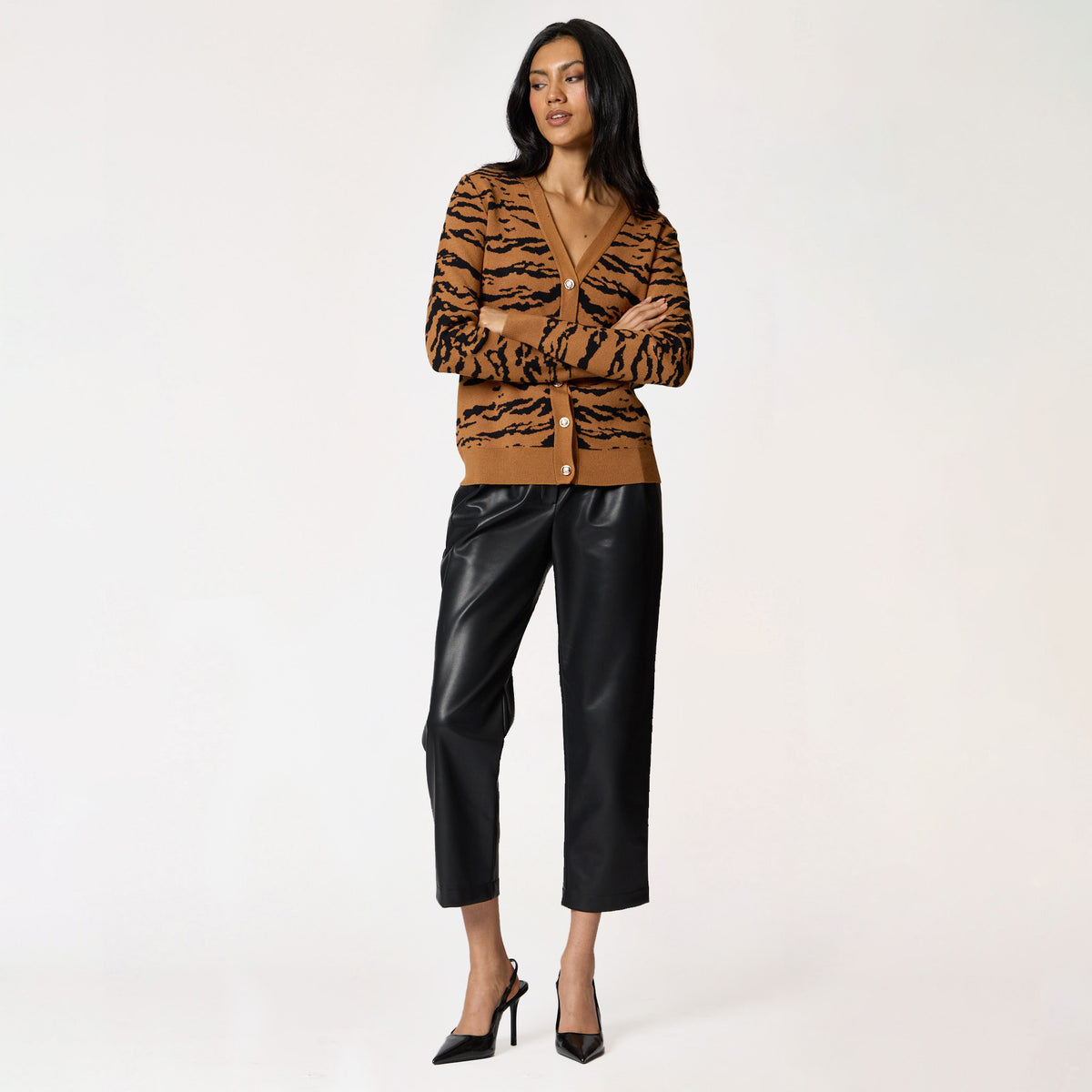 Suéter Camel Estampado