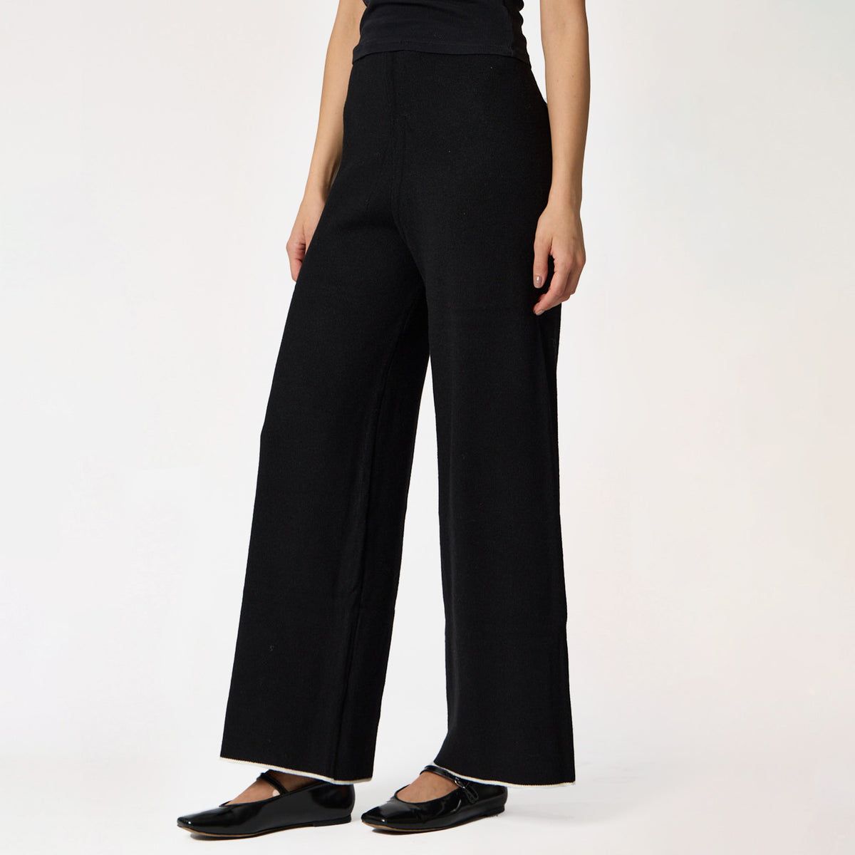 Pantalón Recto Negro