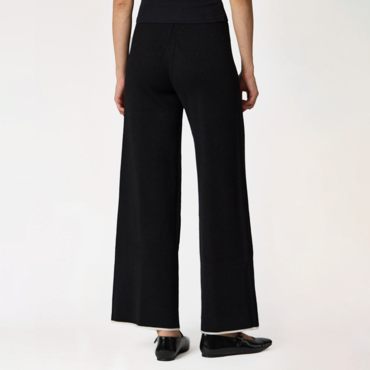 Pantalón Recto Negro
