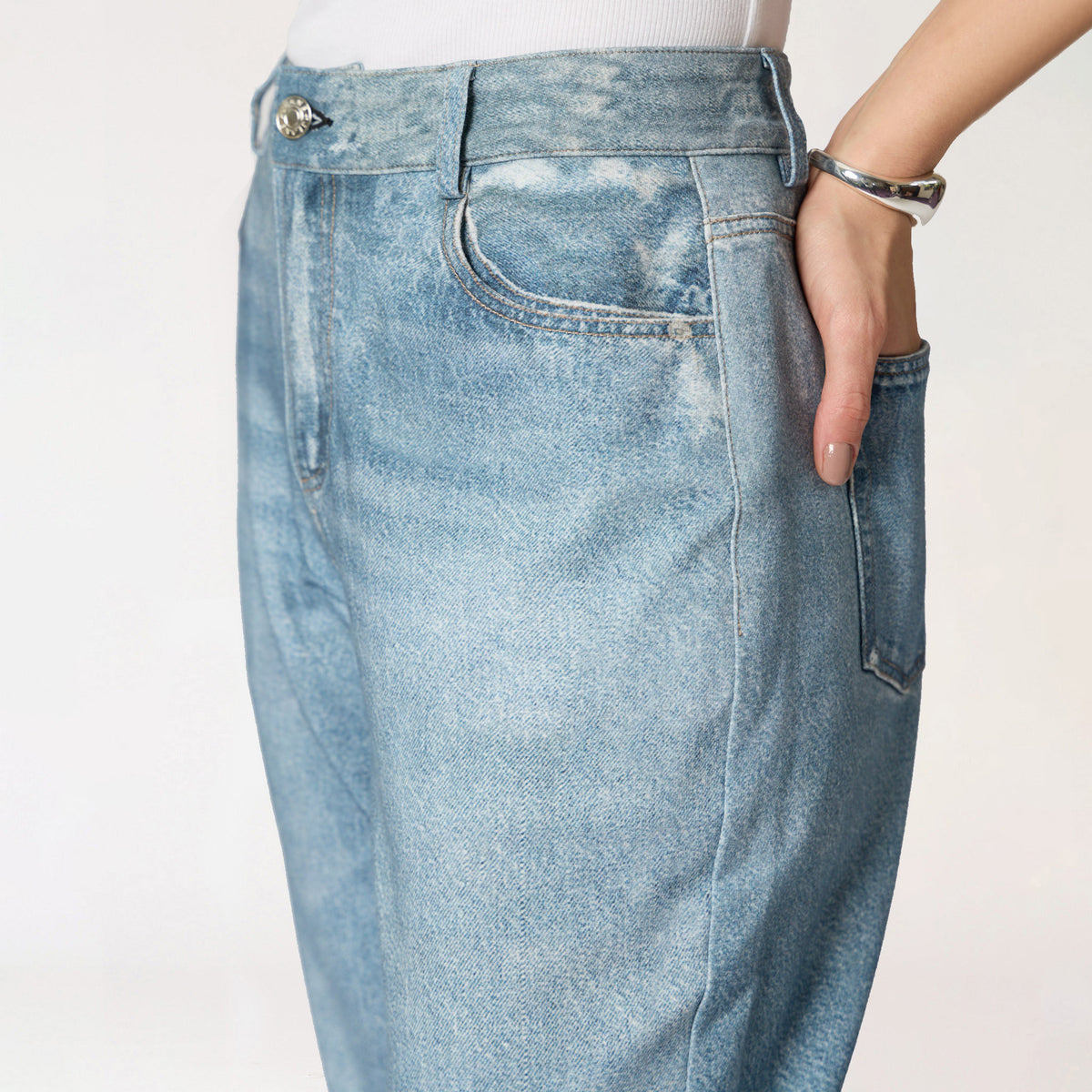 Jeans Jogger Azul