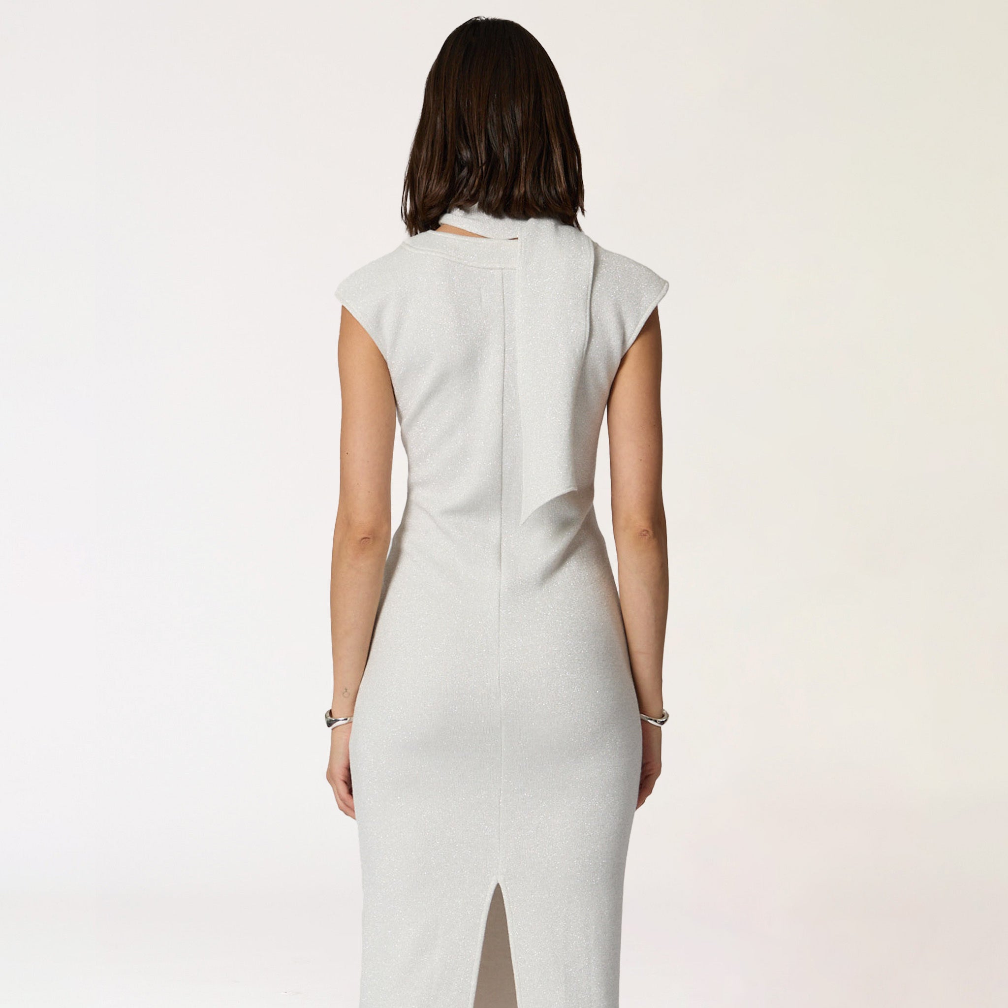 Vestido Gris Largo