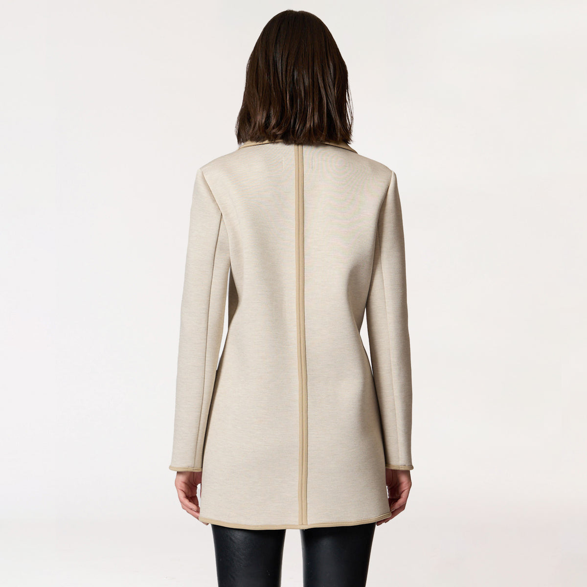 Abrigo Liso Beige