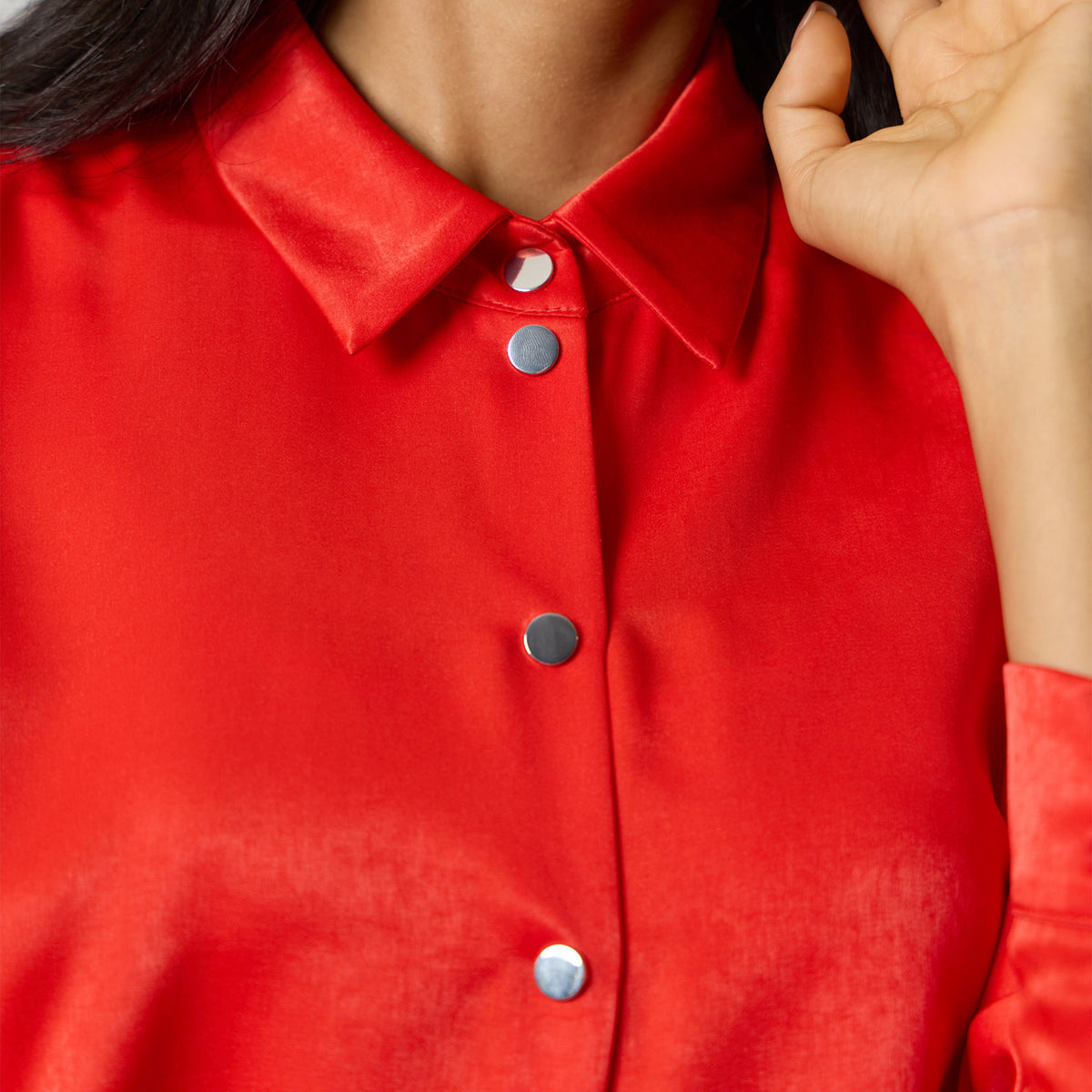 Blusa Camisera Rojo