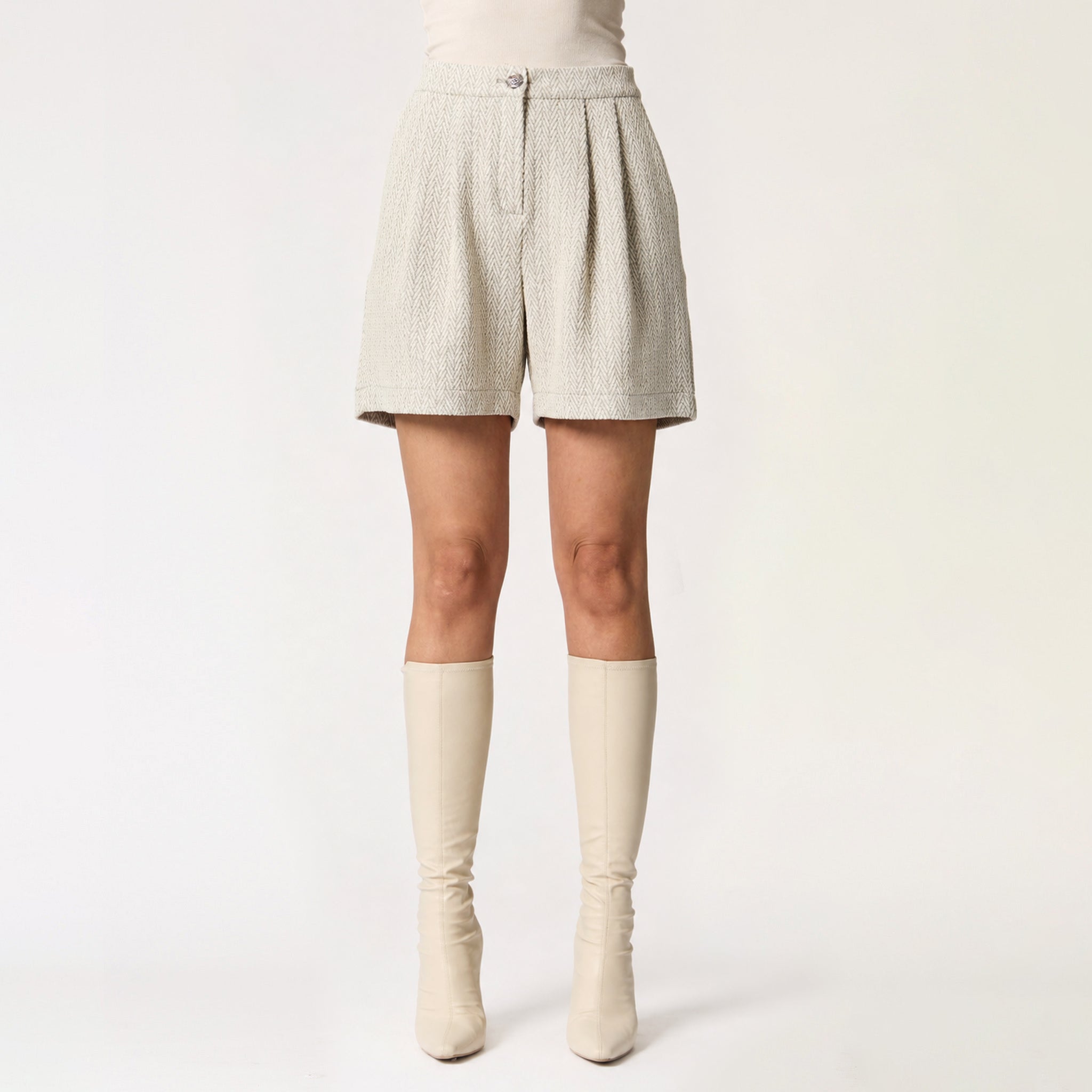 Short Gris Estampado
