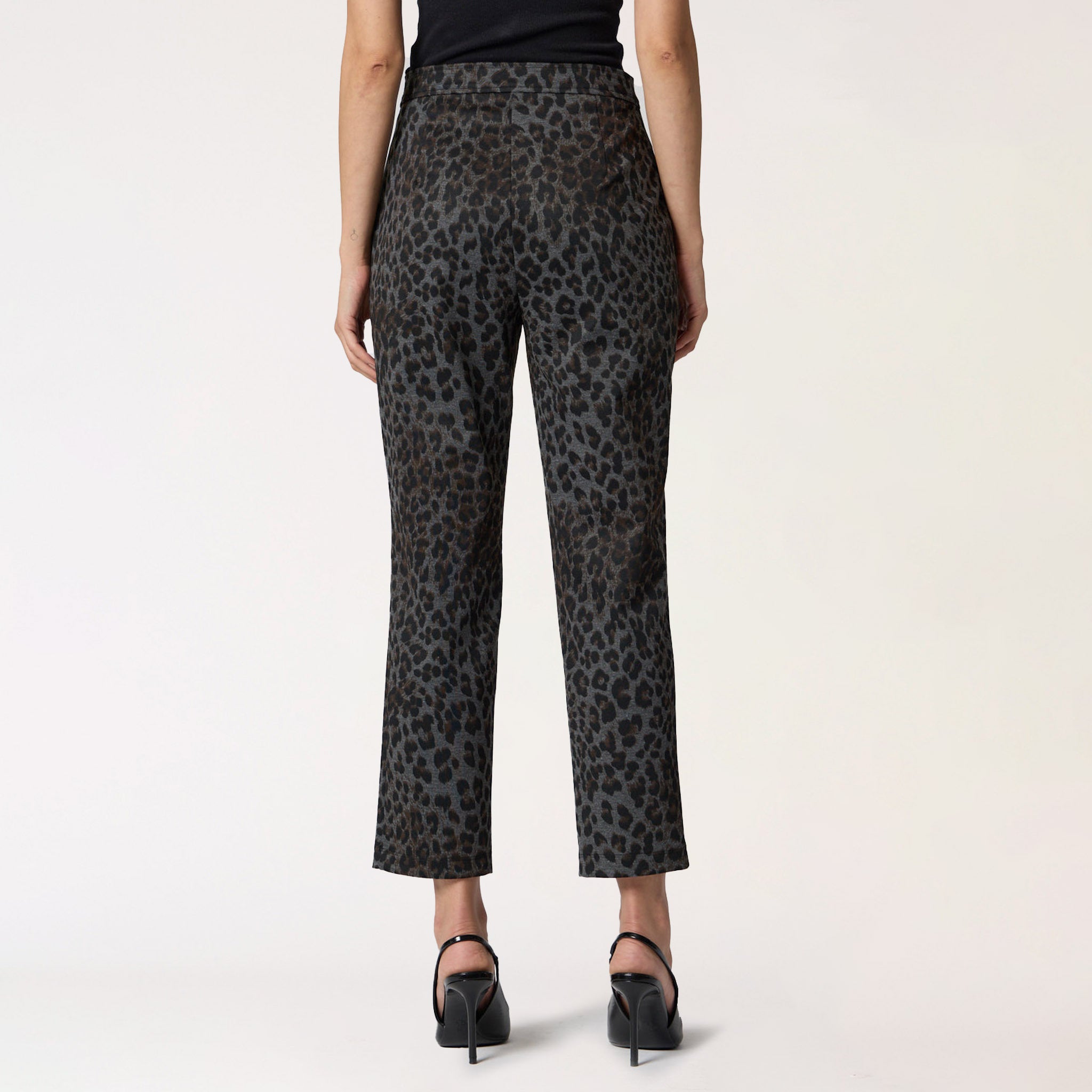 Pantalón Gris Animal Print