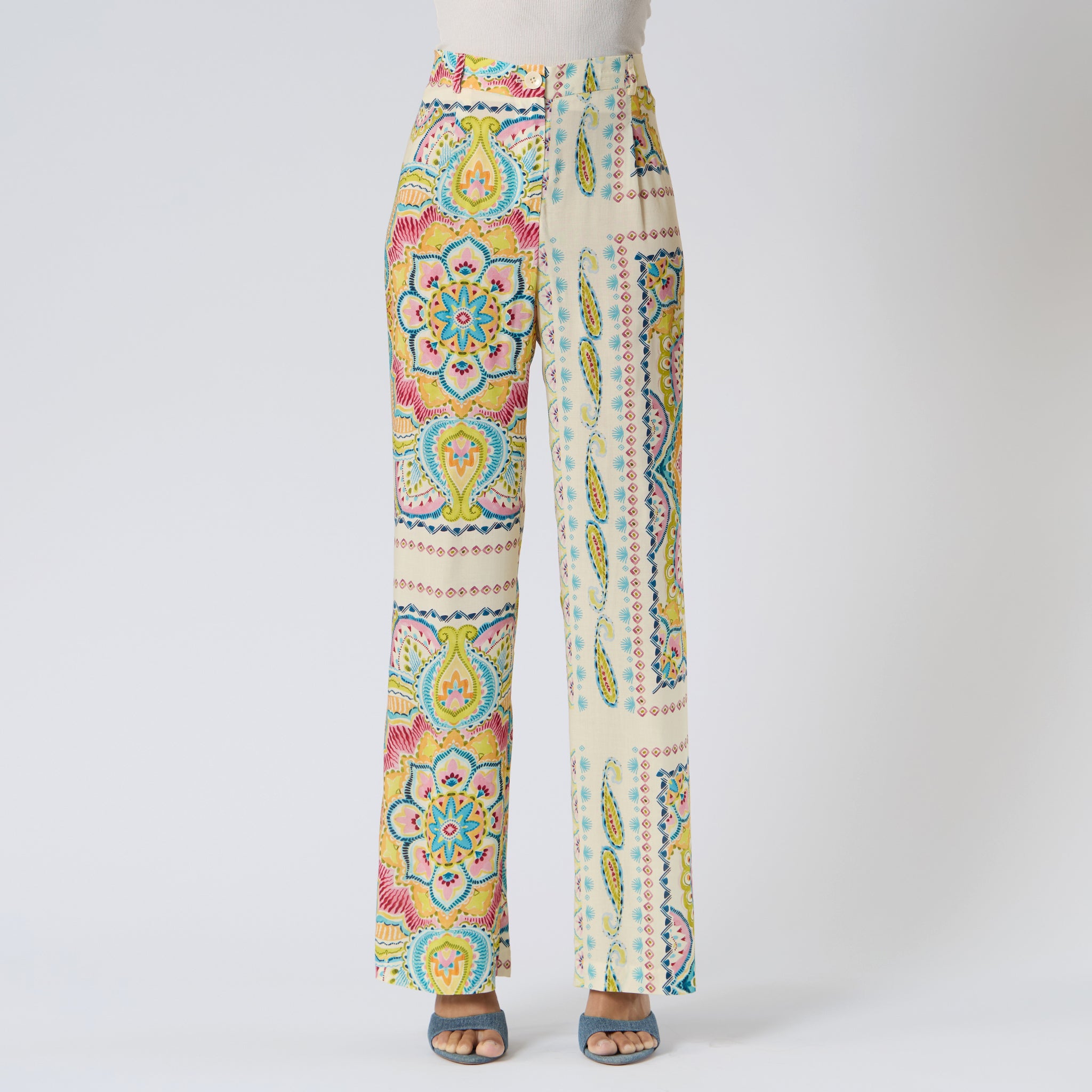 Pantalón Hueso Recto