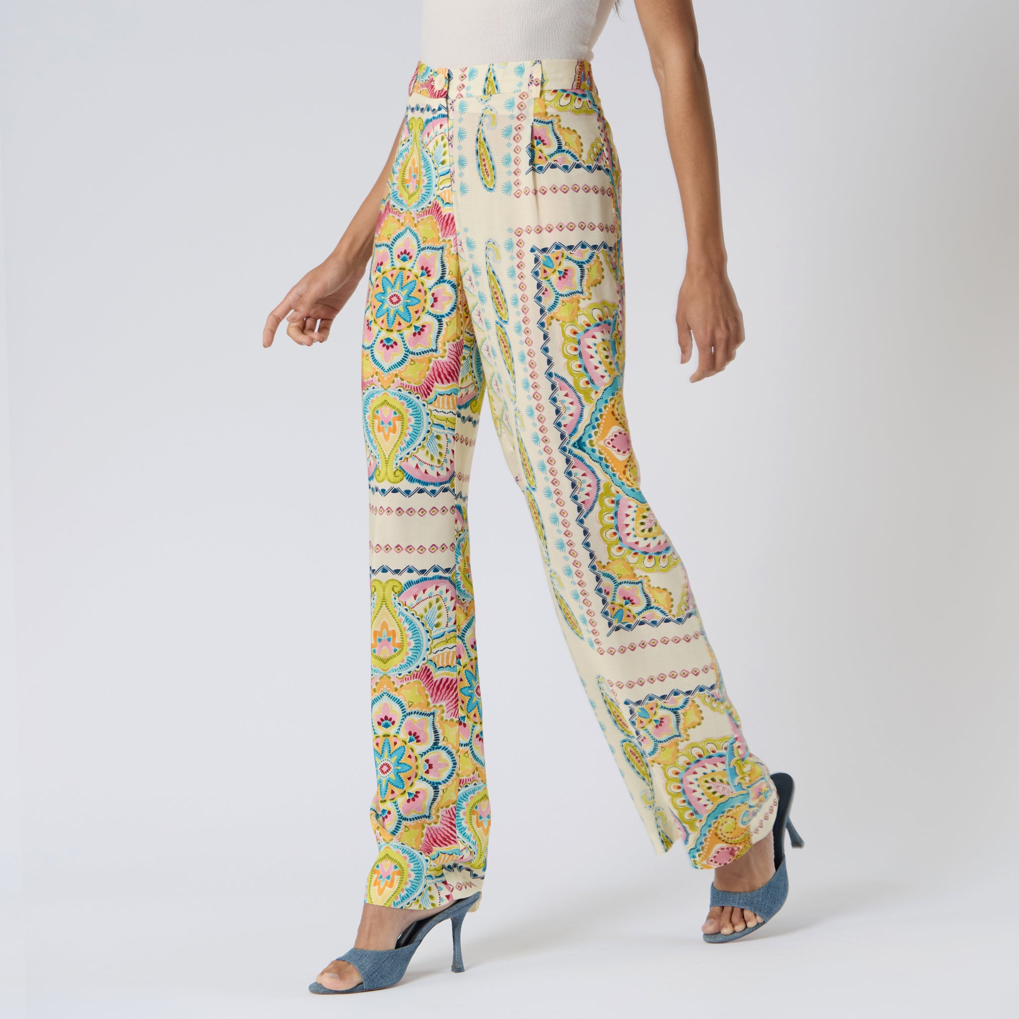 Pantalón Hueso Recto