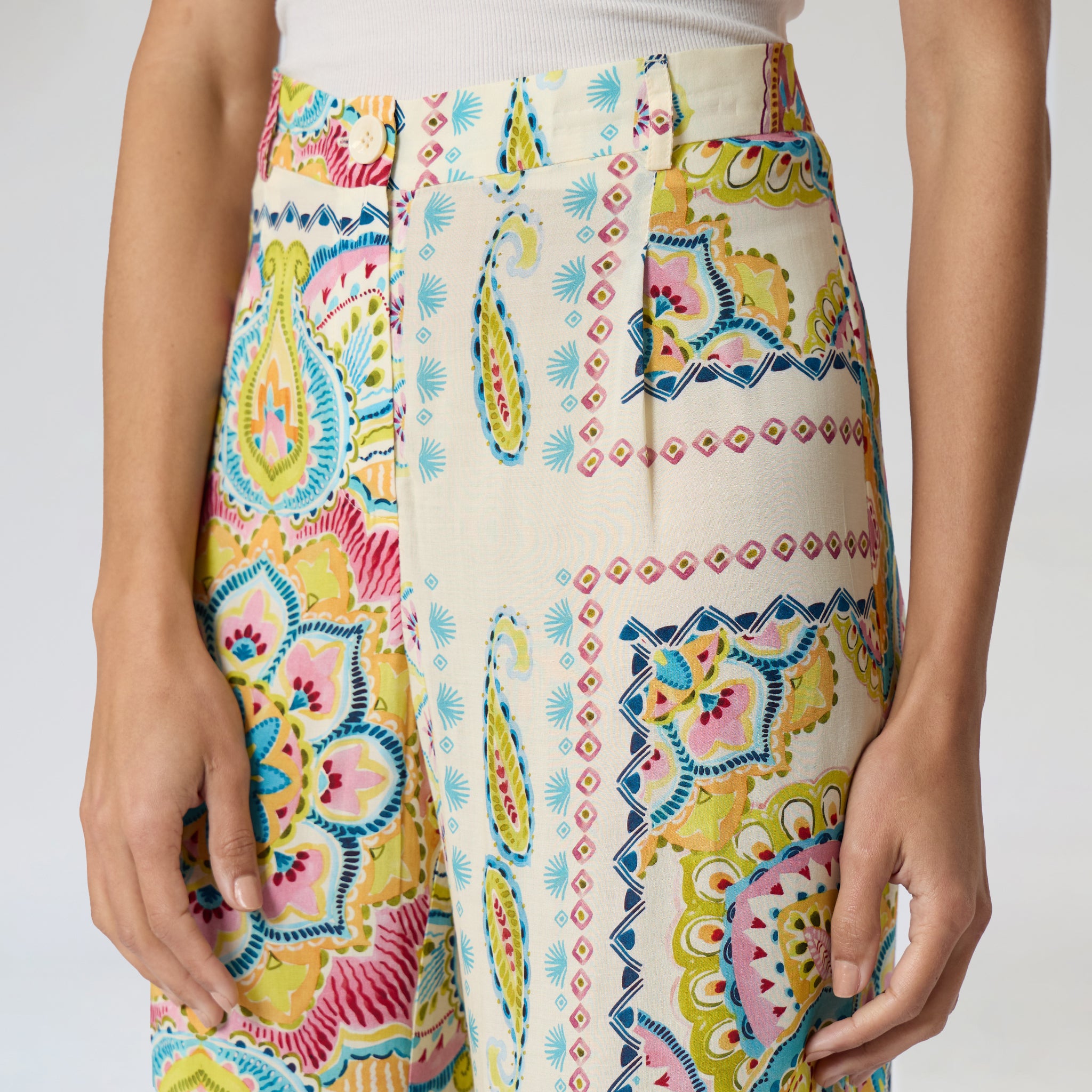 Pantalón Hueso Recto