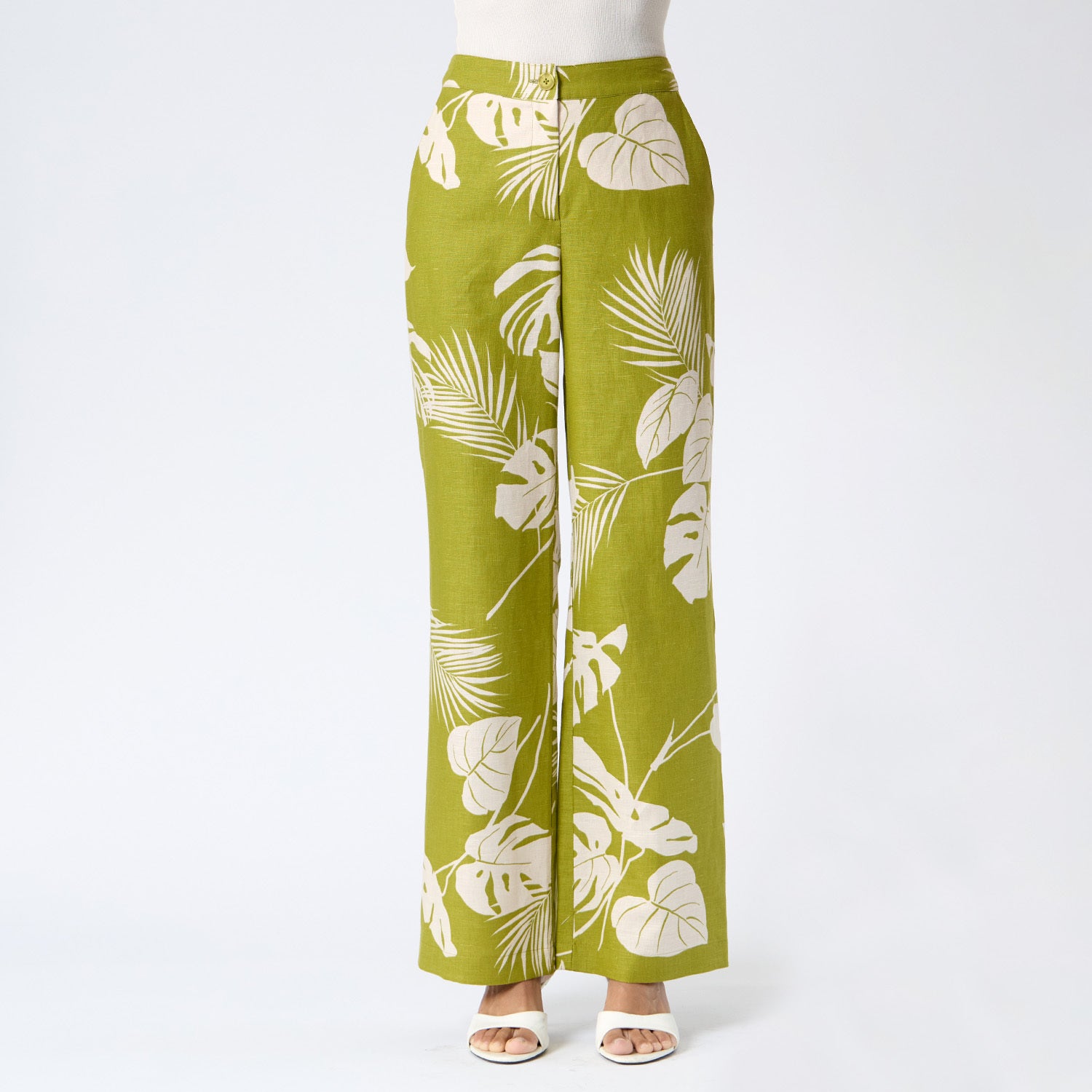 Pantalón Verde Estampado