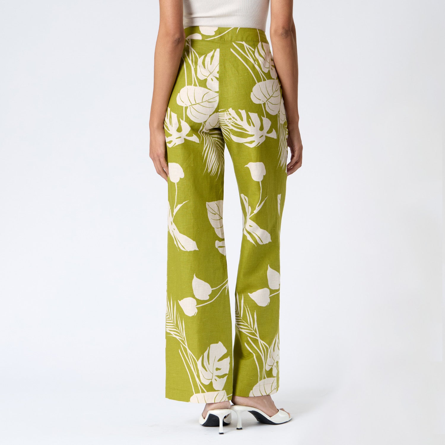 Pantalón Verde Estampado