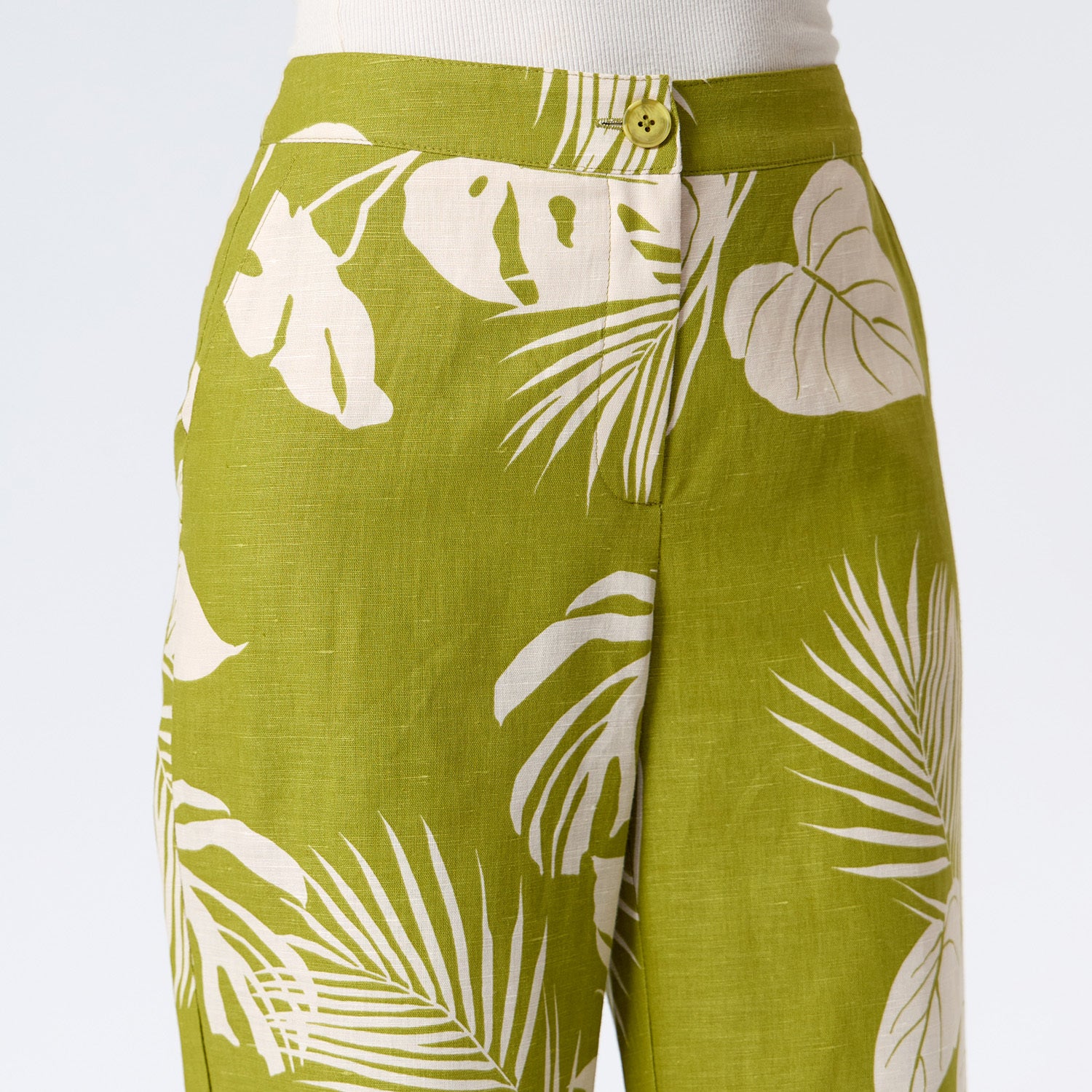 Pantalón Verde Estampado