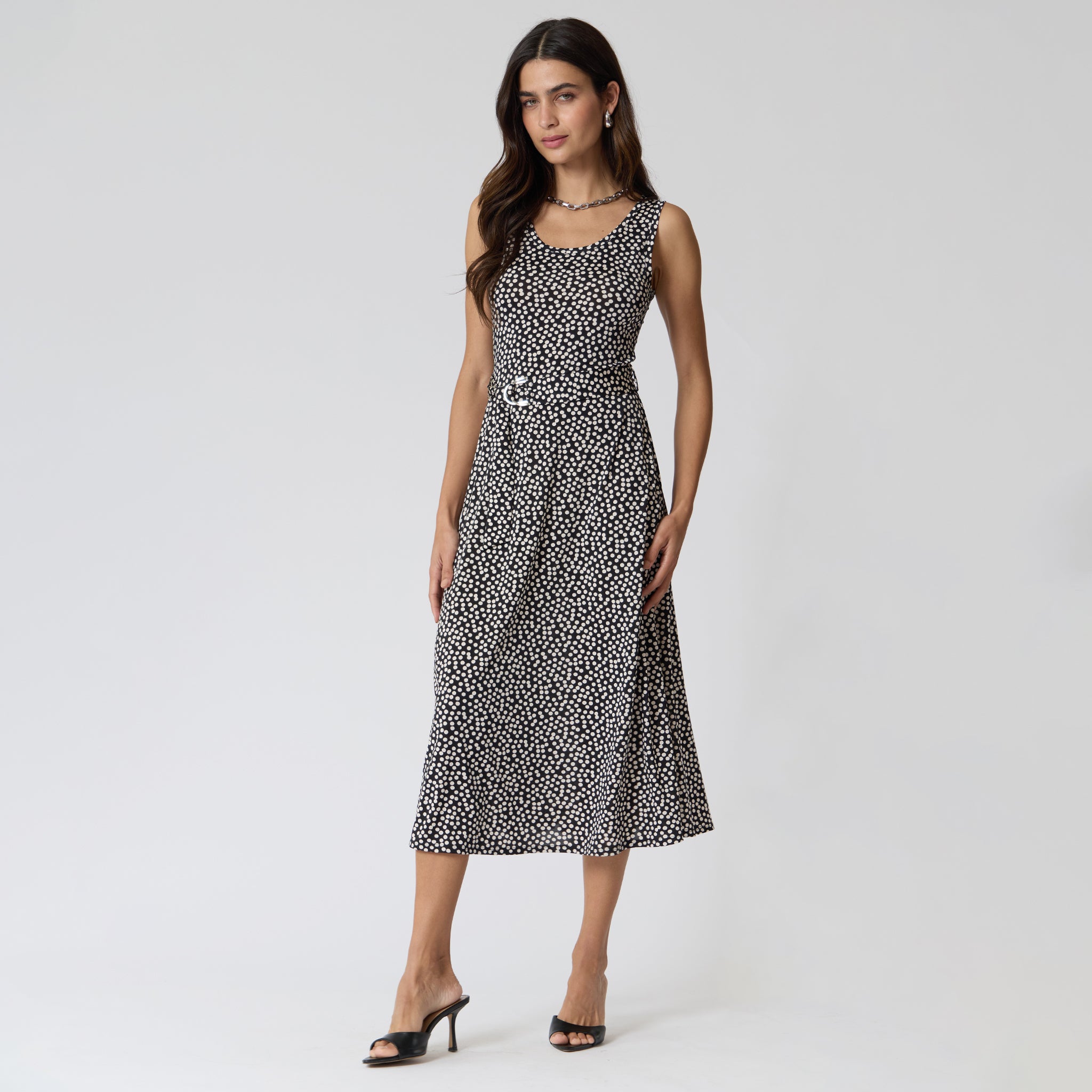 Vestido Corte A Negro