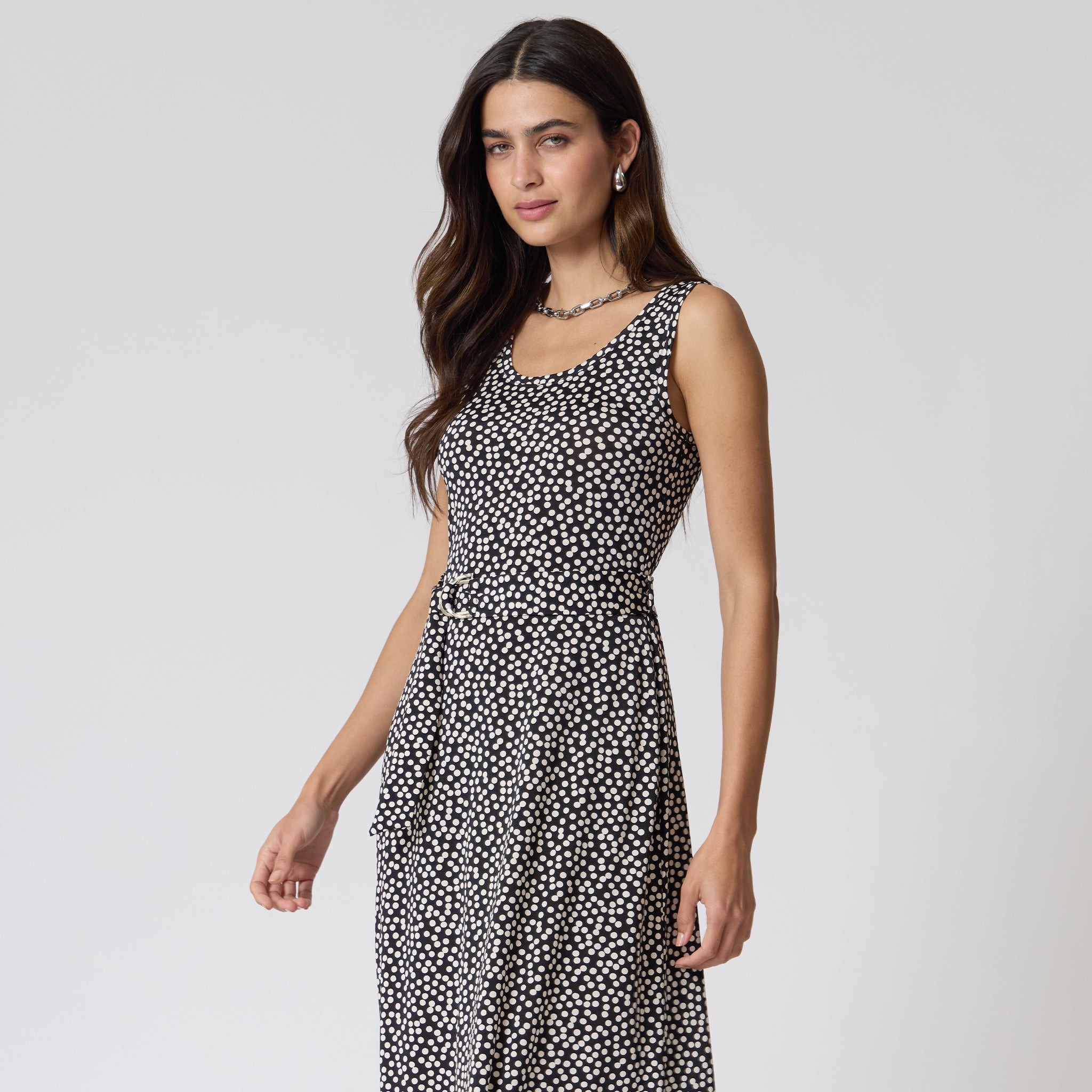 Vestido Corte A Negro