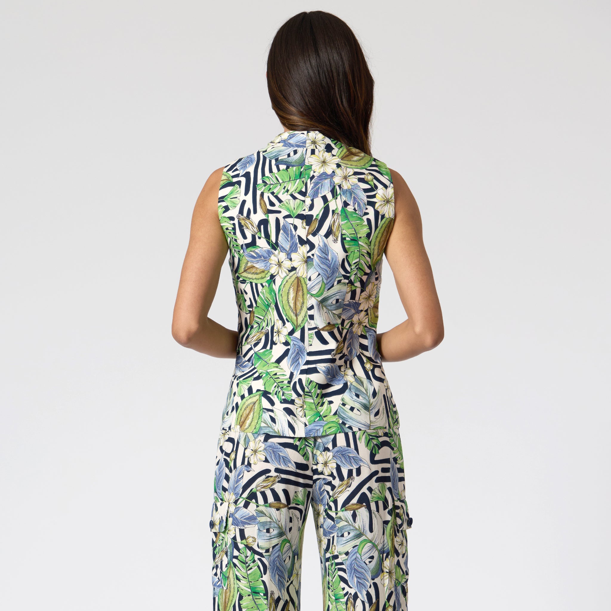 Chaleco Hueso Estampado