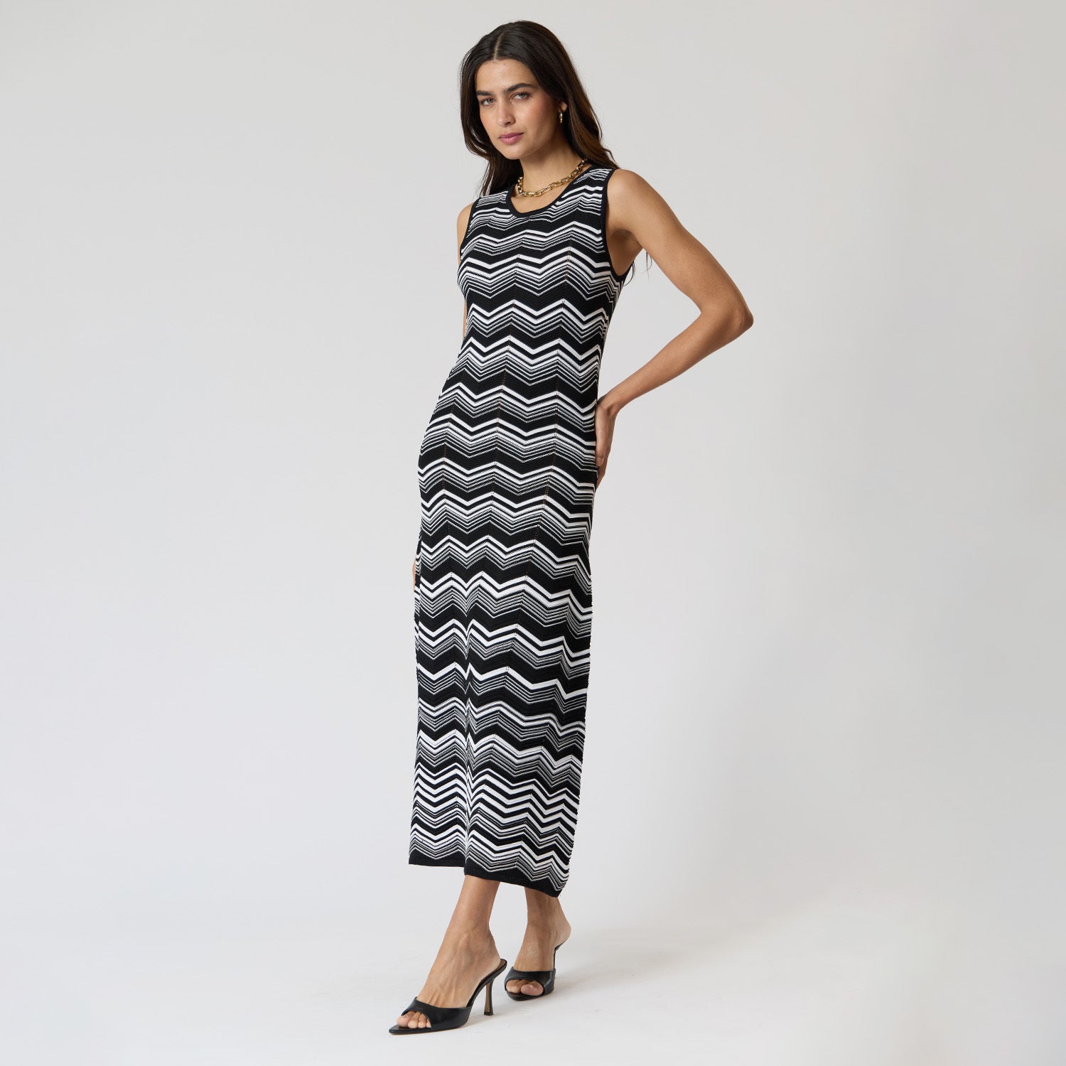 Vestido de Punto Negro