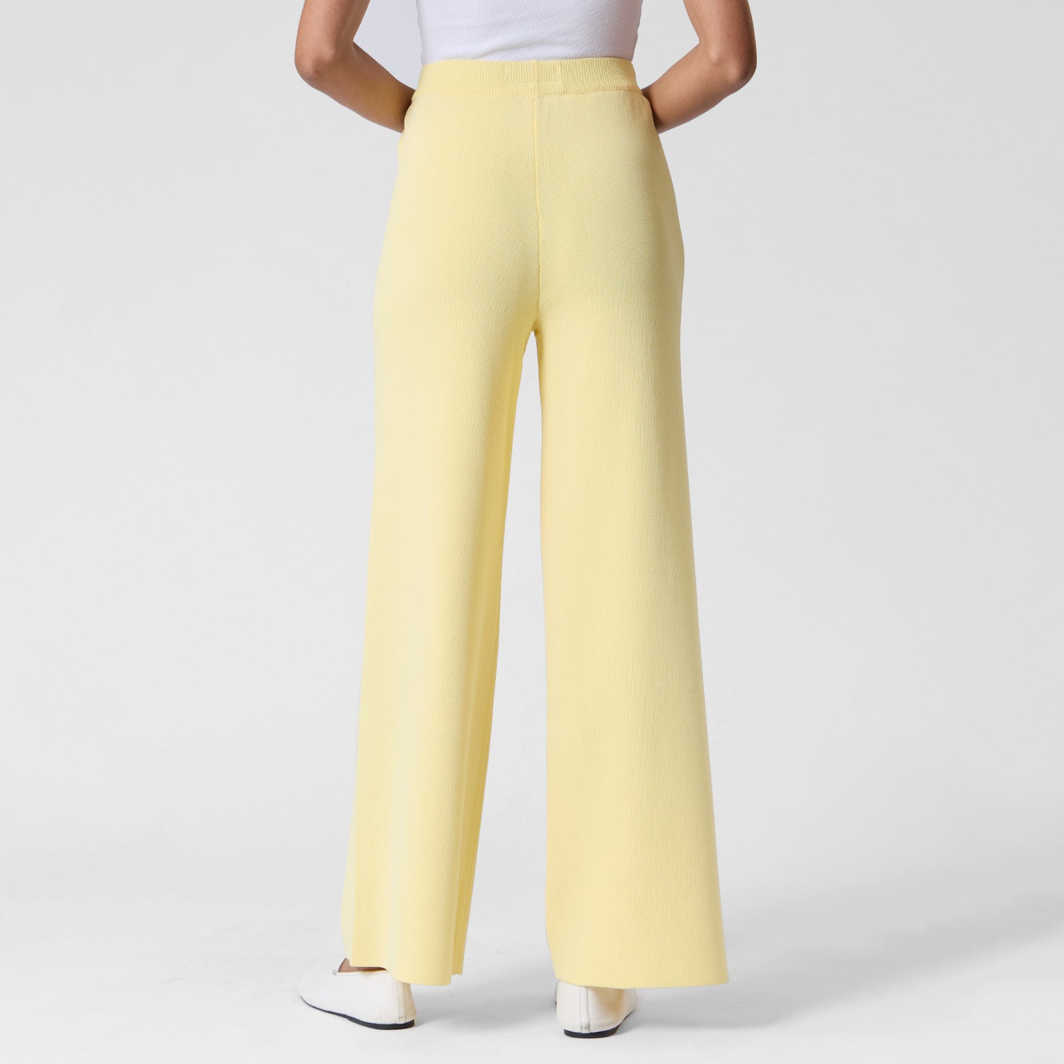 Pantalón de Punto Amarillo