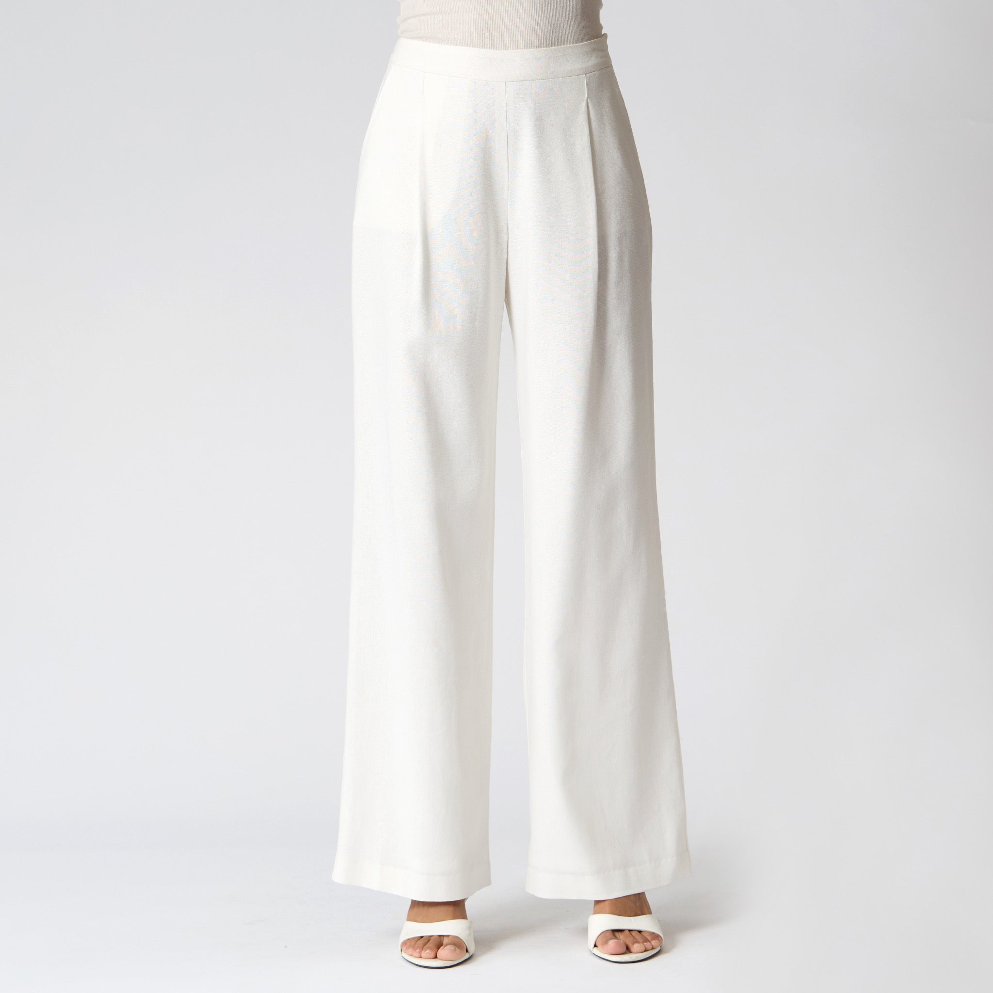 Pantalón Blanco Liso