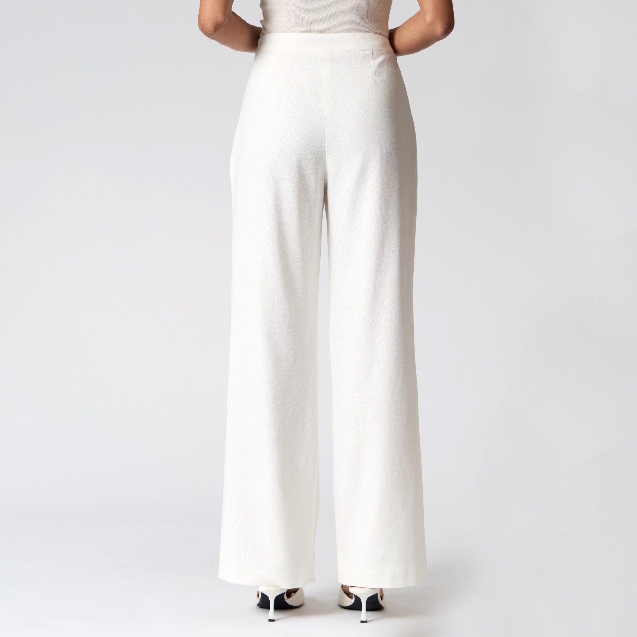 Pantalón Blanco Liso