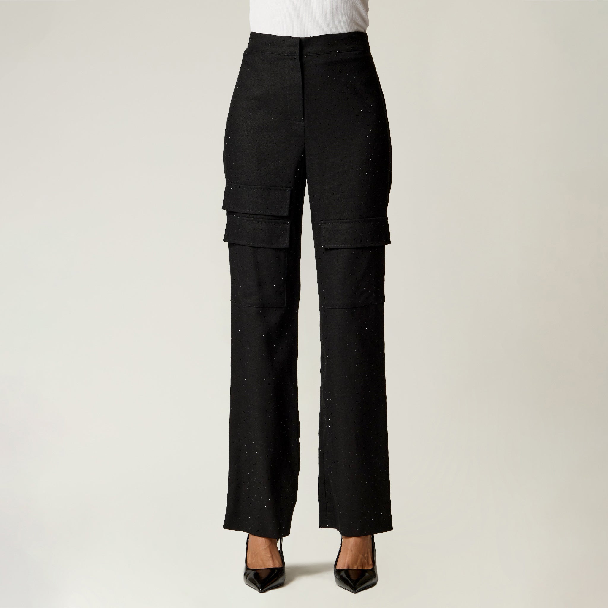 Pantalón Negro Transfer