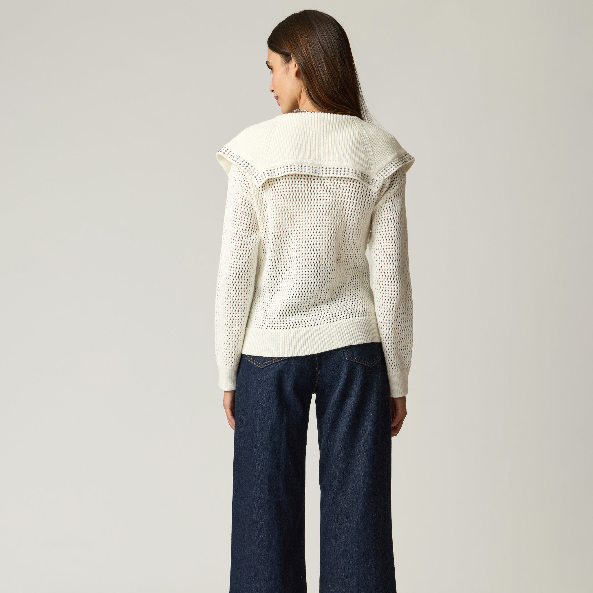 Suéter Calado Hueso