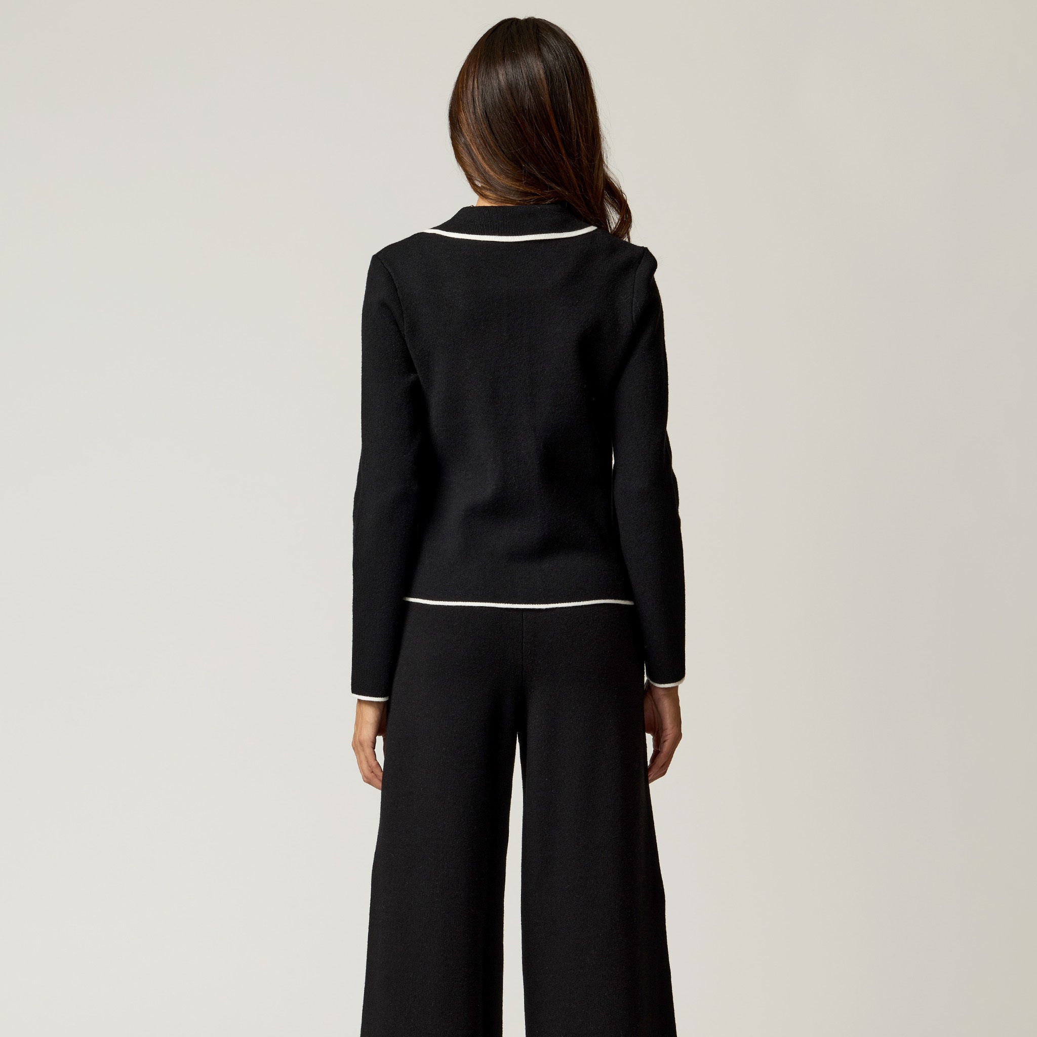 Suéter Negro de Punto