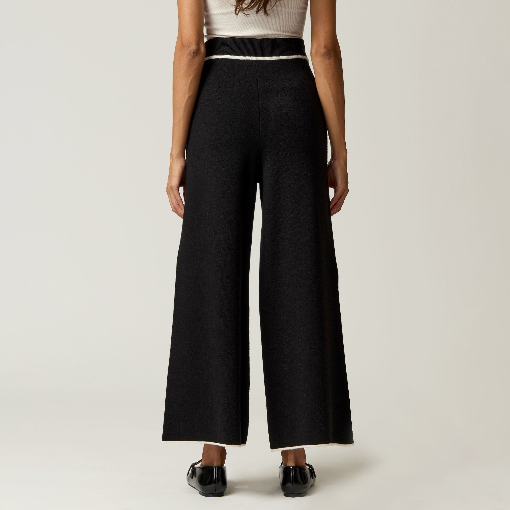 Pantalón Negro de Punto