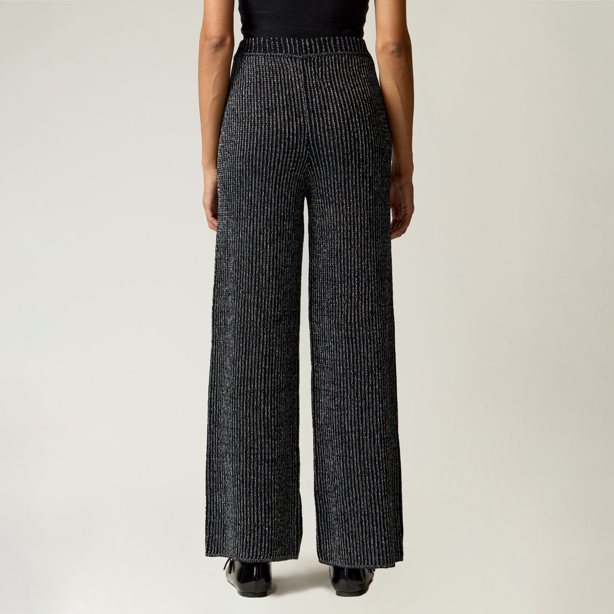 Pantalón Negro Lurex Elastico