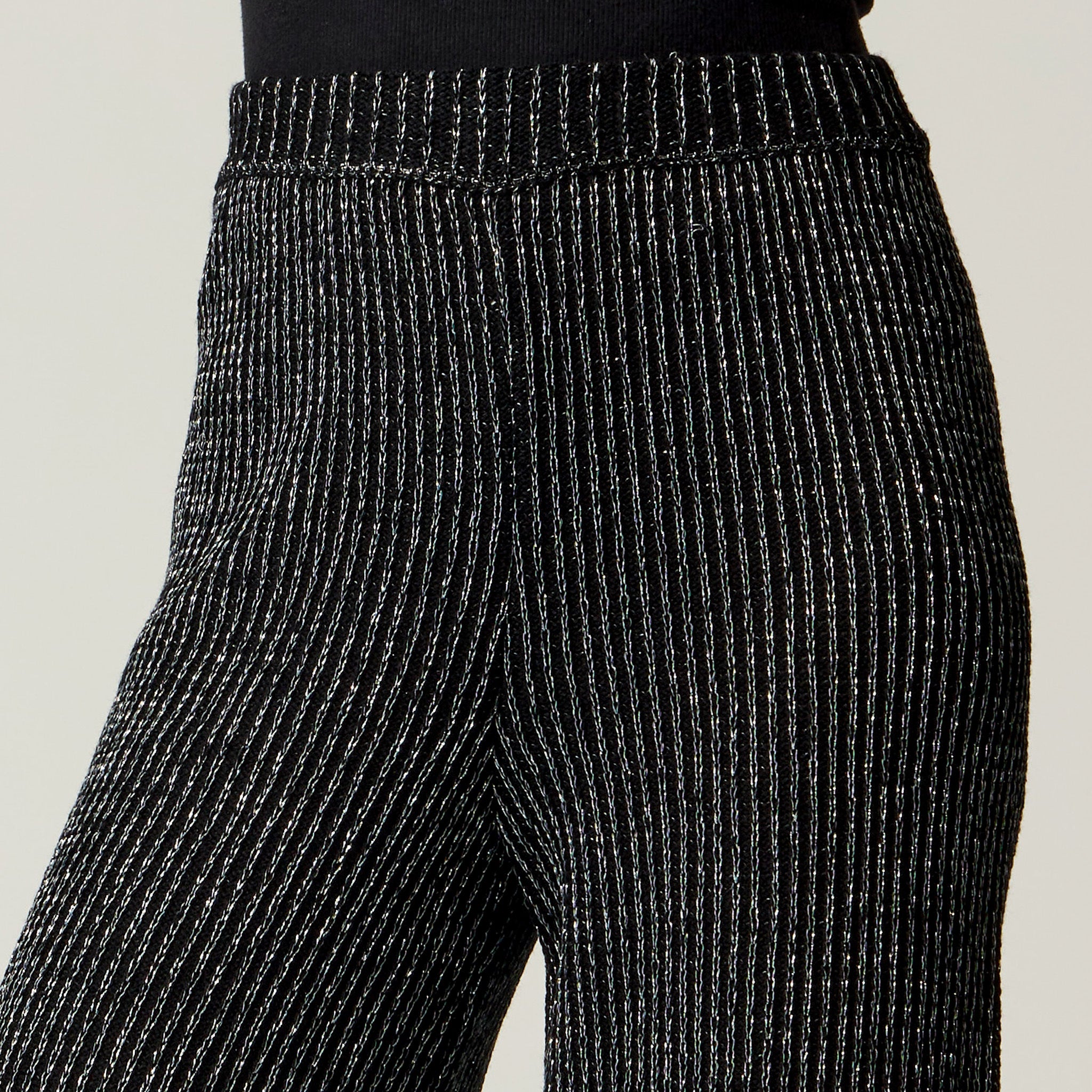 Pantalón Negro Lurex Elastico