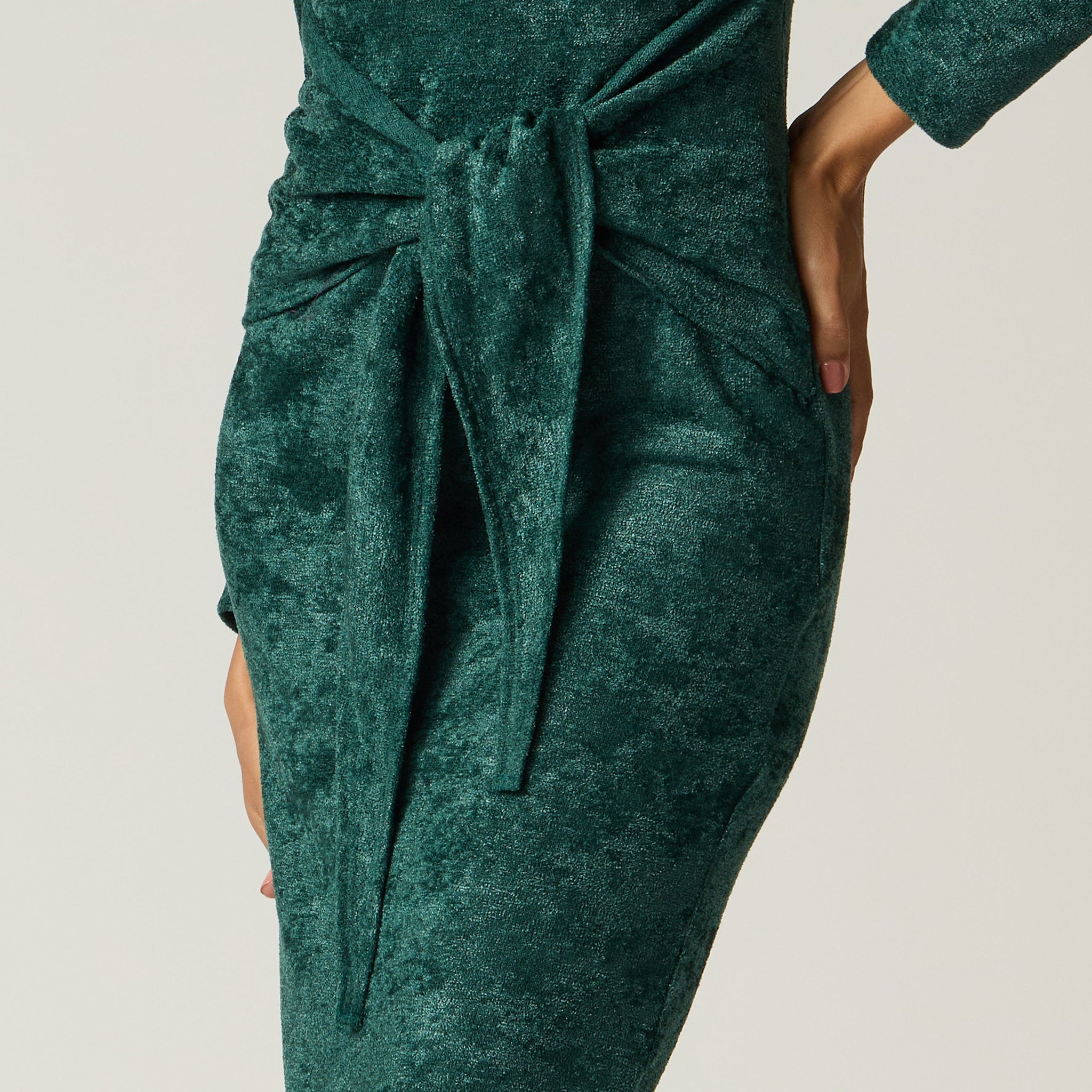 Vestido Verde Terciopelo
