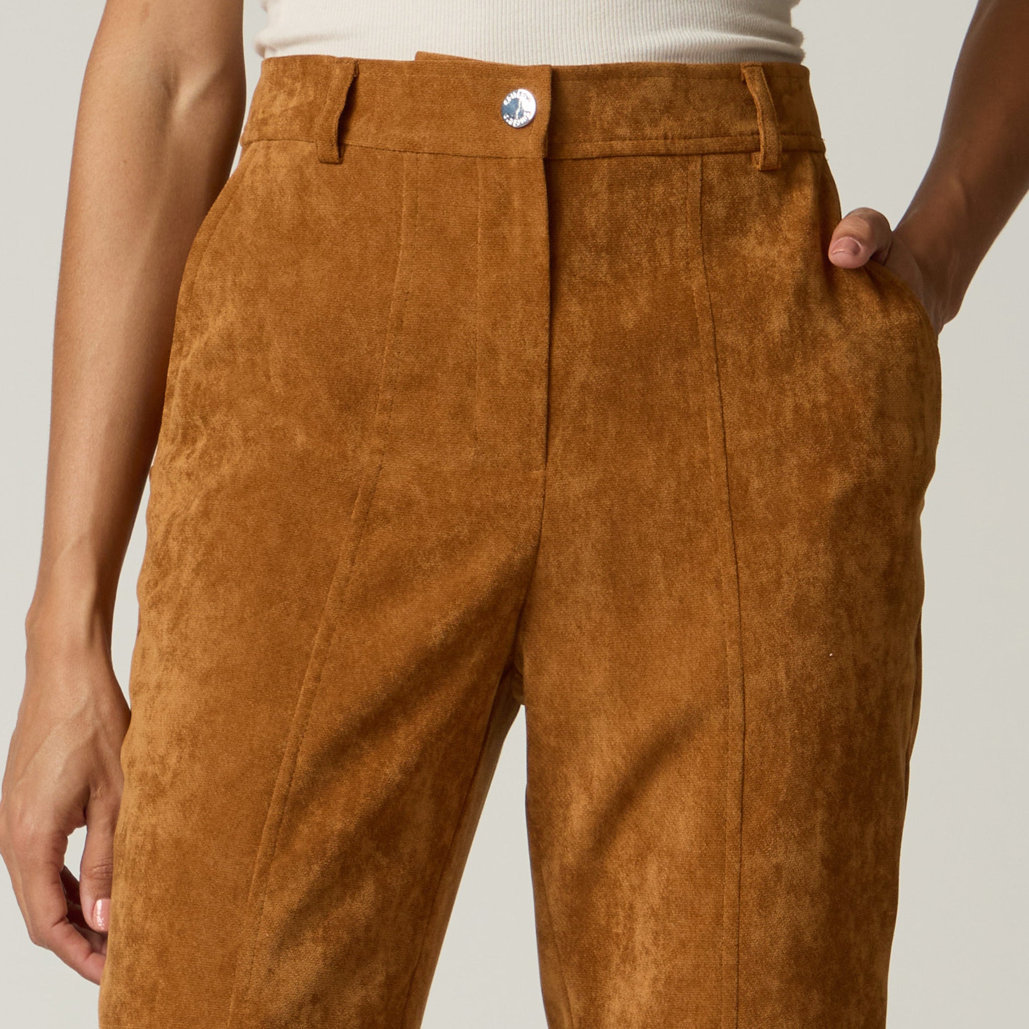 Pantalón Camel Gamuza