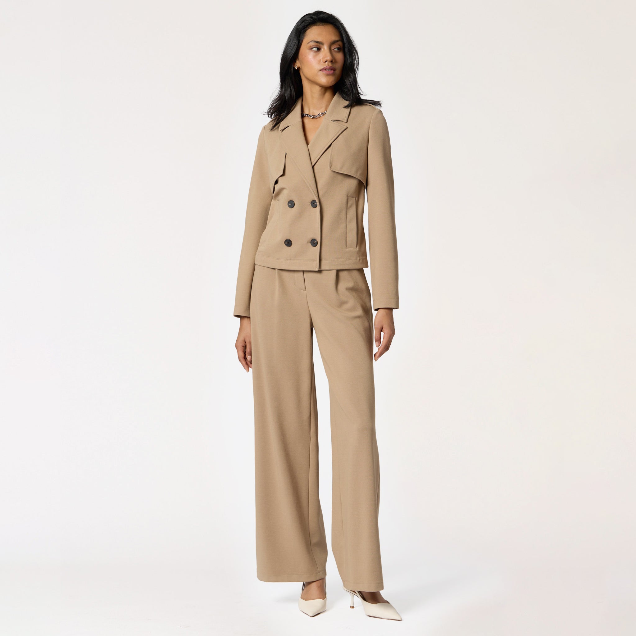 Saco Camel Corto