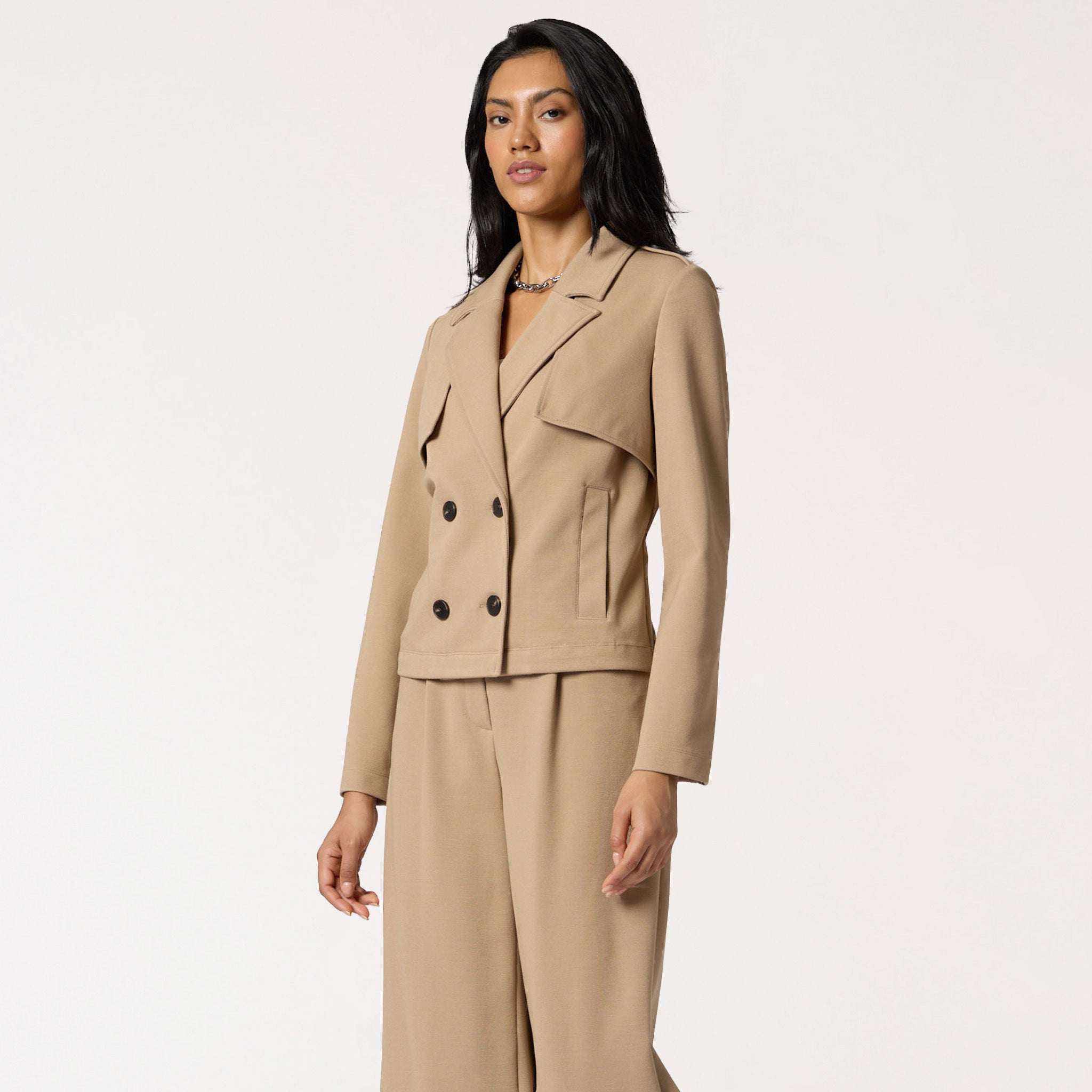 Saco Camel Corto