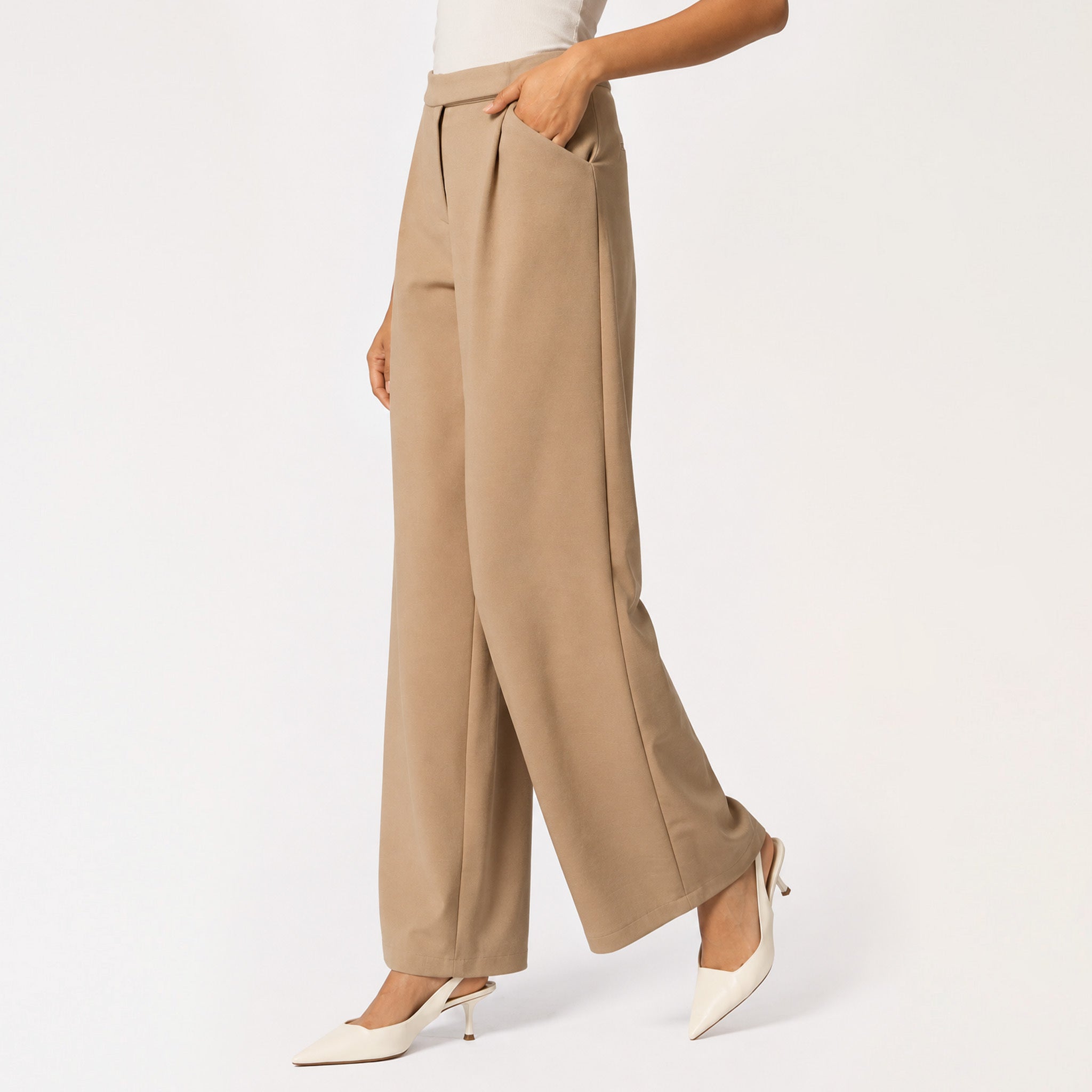 Pantalón Camel Liso